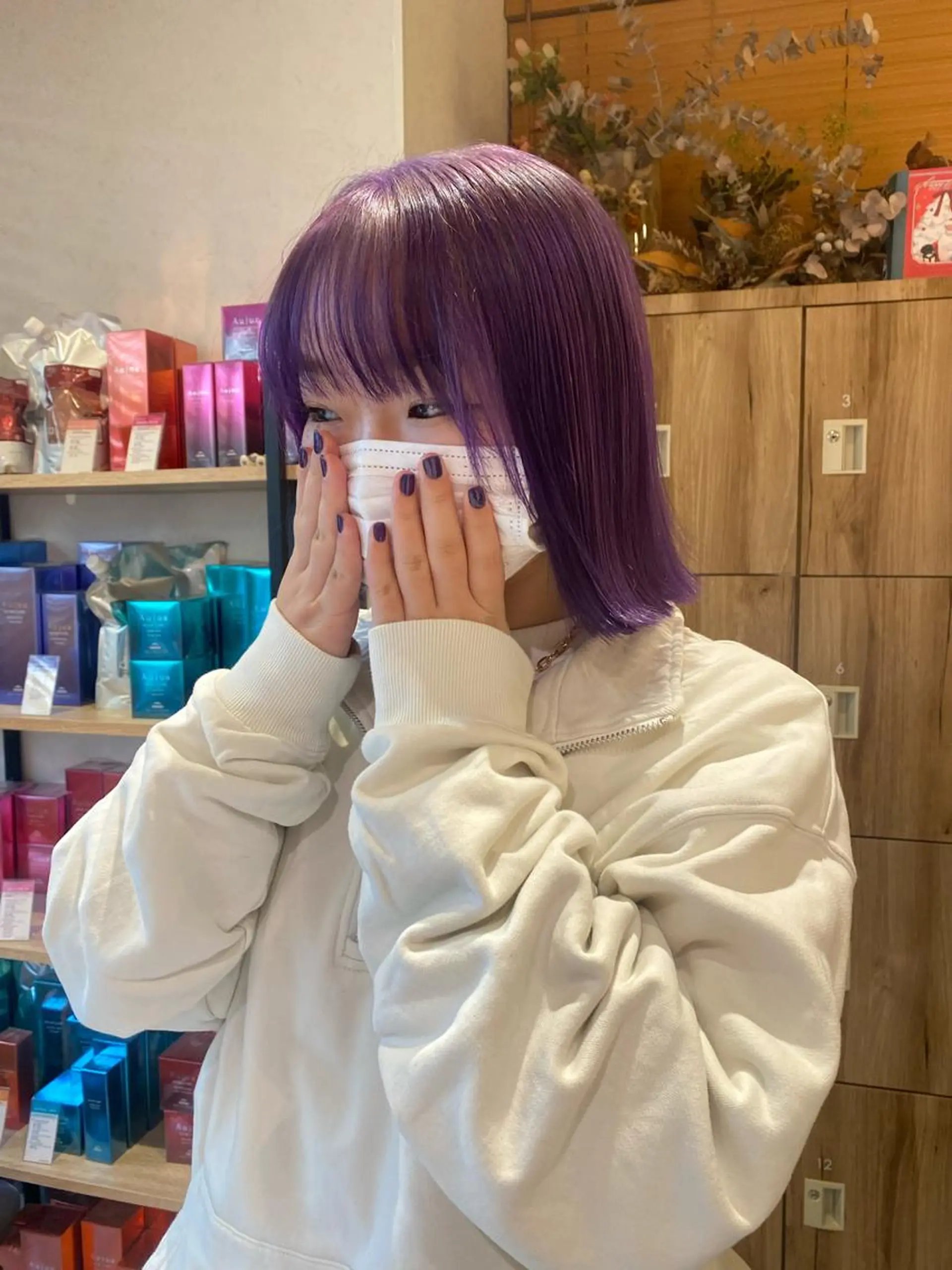 ショート カラー ヘアカラー トリートメント ヘッドスパ パーマ指名No1 /namiのヘアスタイル