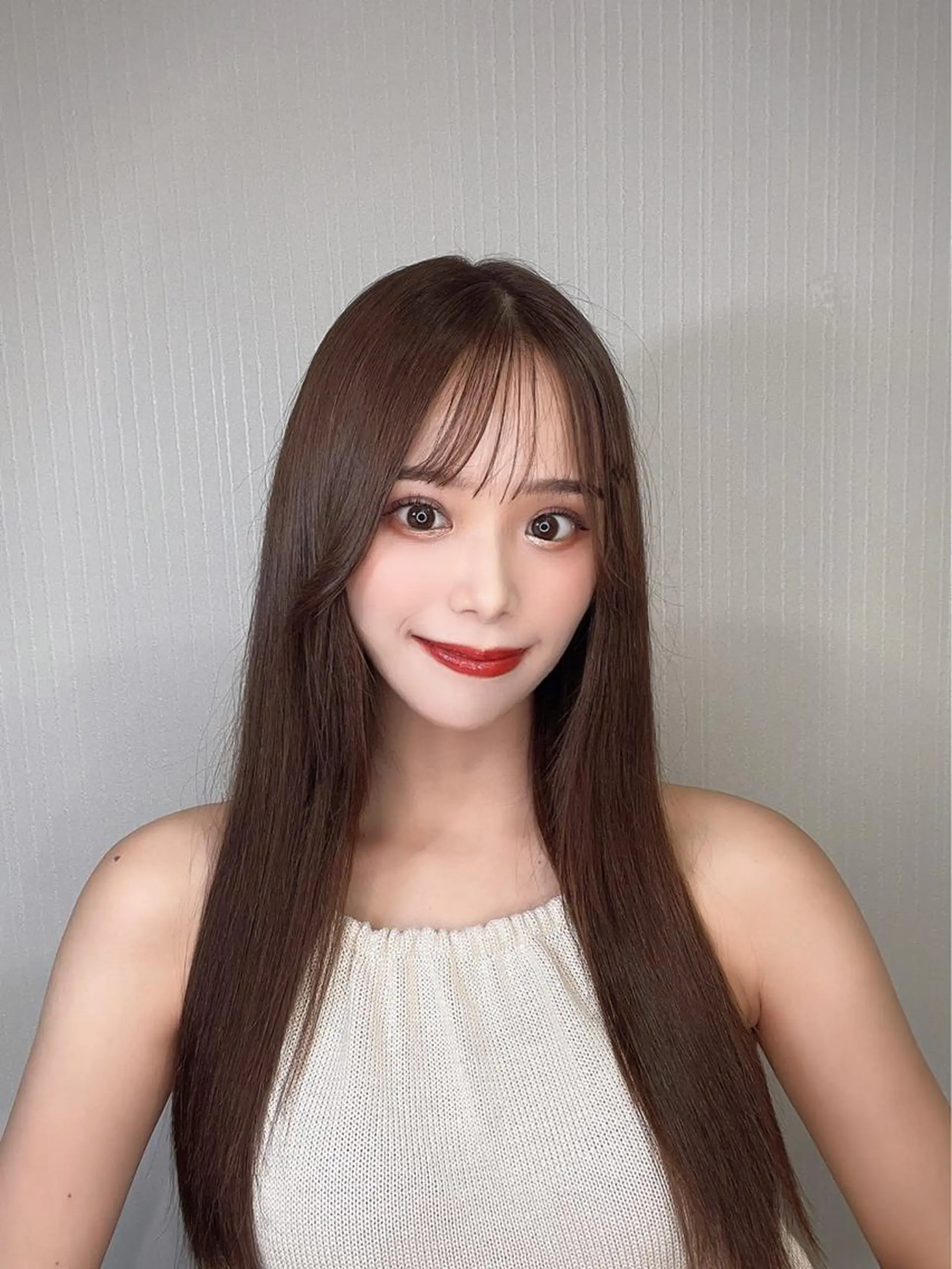 セミロング カット ヘアカラー 【Diar】オーナー アキヨシケンタのヘアスタイル