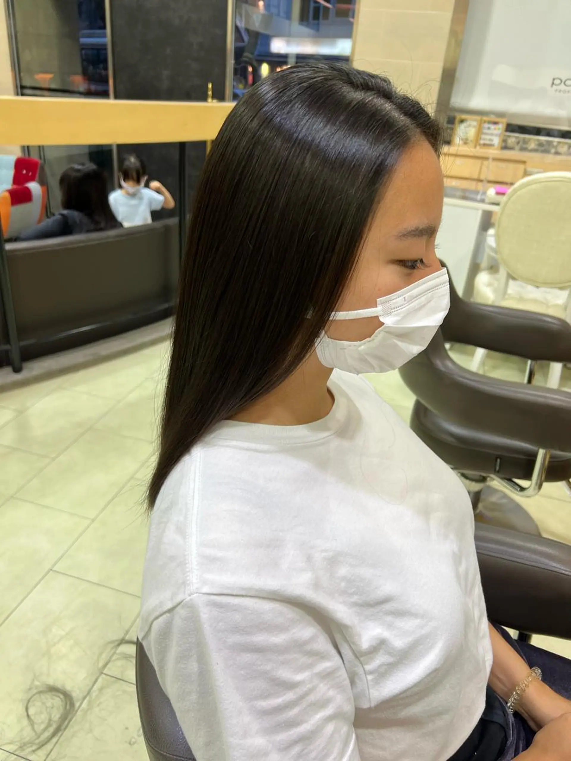 ロング カラー 髪質改善 トリートメント ヘアカラー トリートメント メンズカット松戸/韓 国/メンズパーマ航太のヘアスタイル