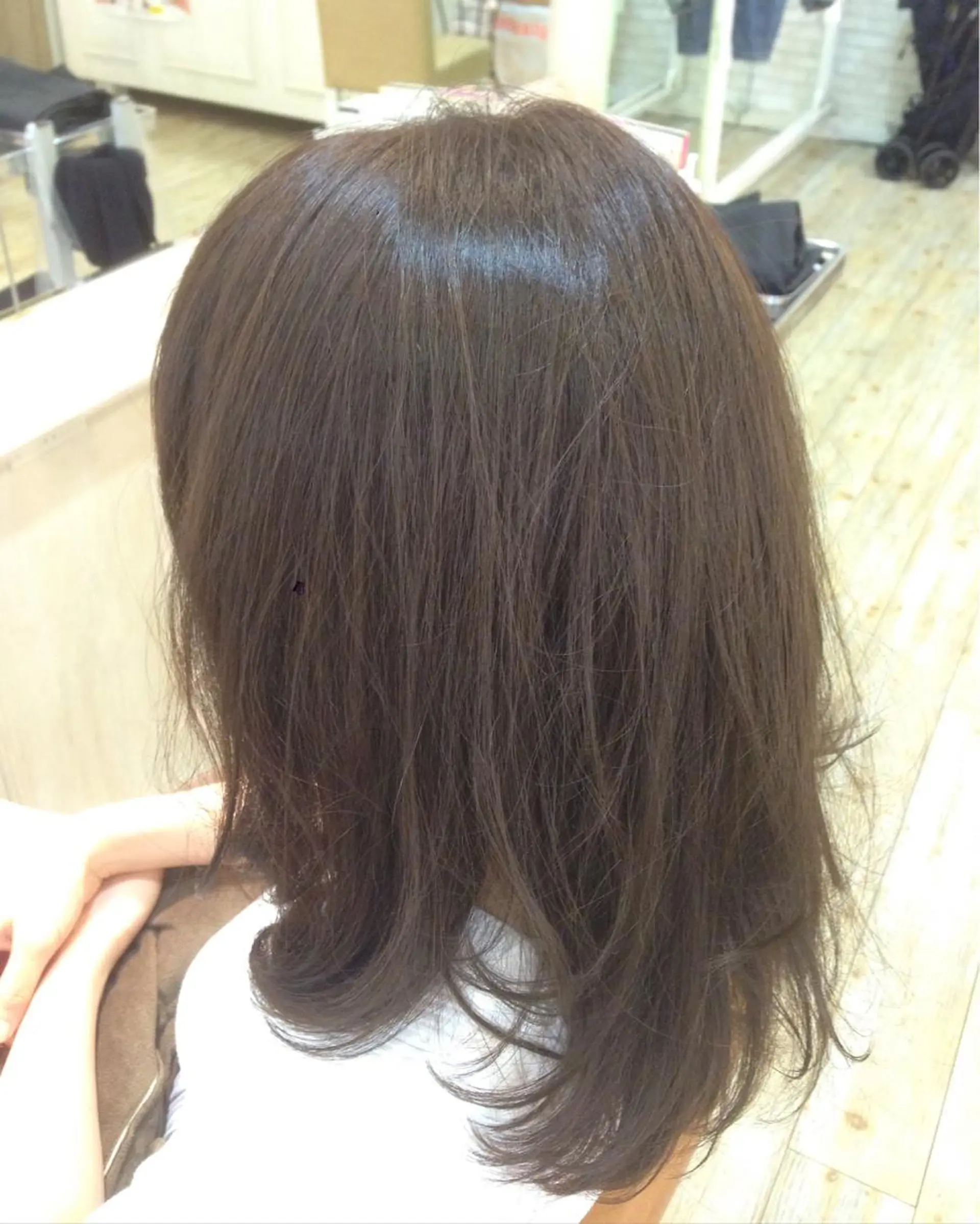 ロング カラー アッシュ ブルーカラー ブルージュ 小倉 聖也のヘアスタイル