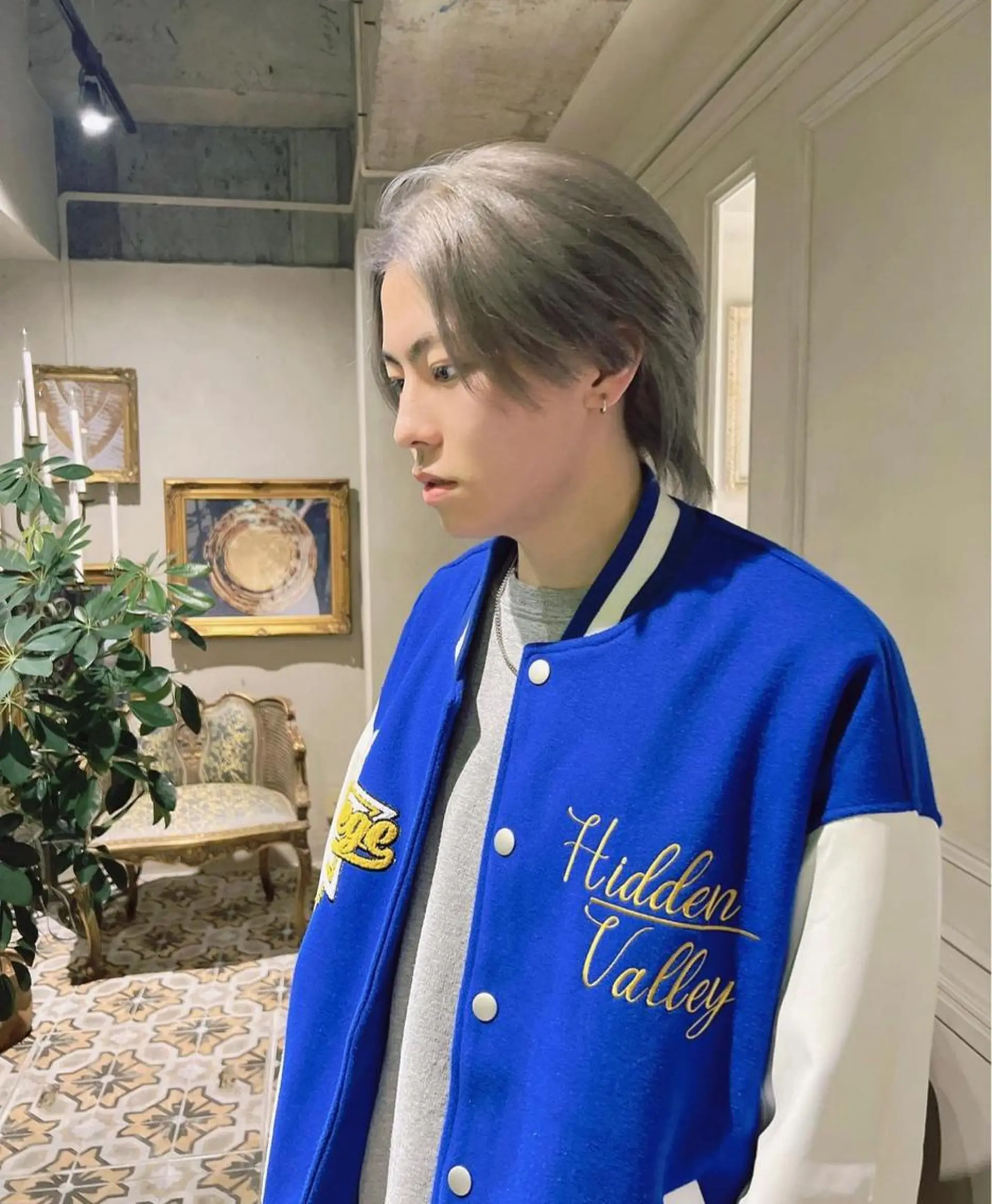 メンズ ヘアカラー 梅原 大和のヘアスタイル