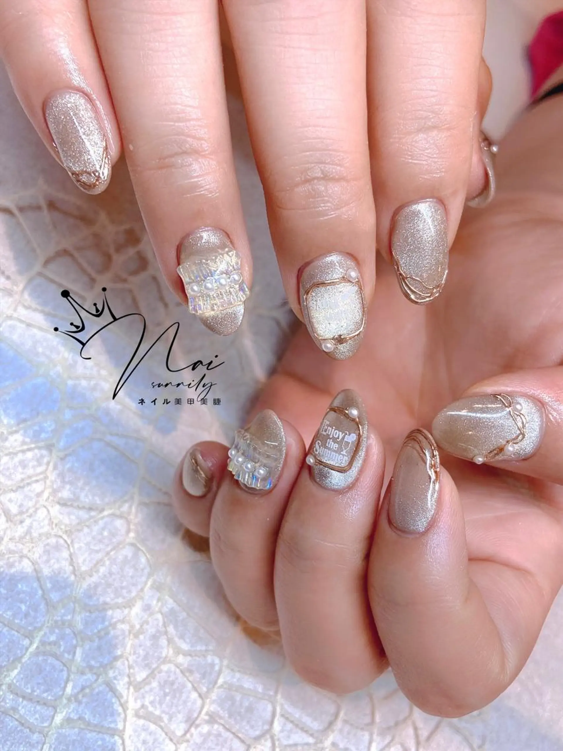 ネイル 長さだし専門店 M2 rikaのネイルデザイン