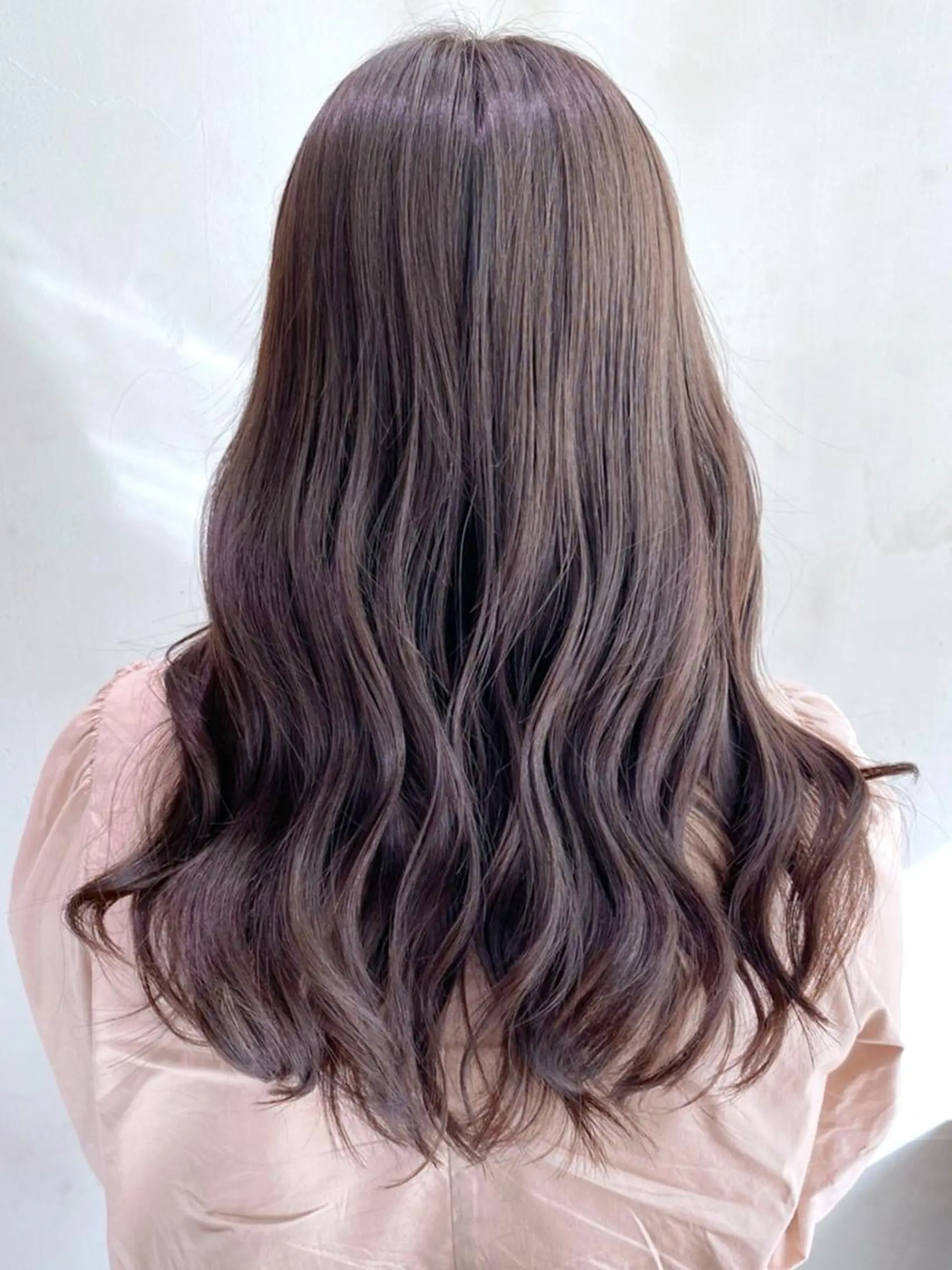 セミロング カラー パーマ ヘアアレンジ グレージュ ITbyALBUM 八王子店のヘアスタイル