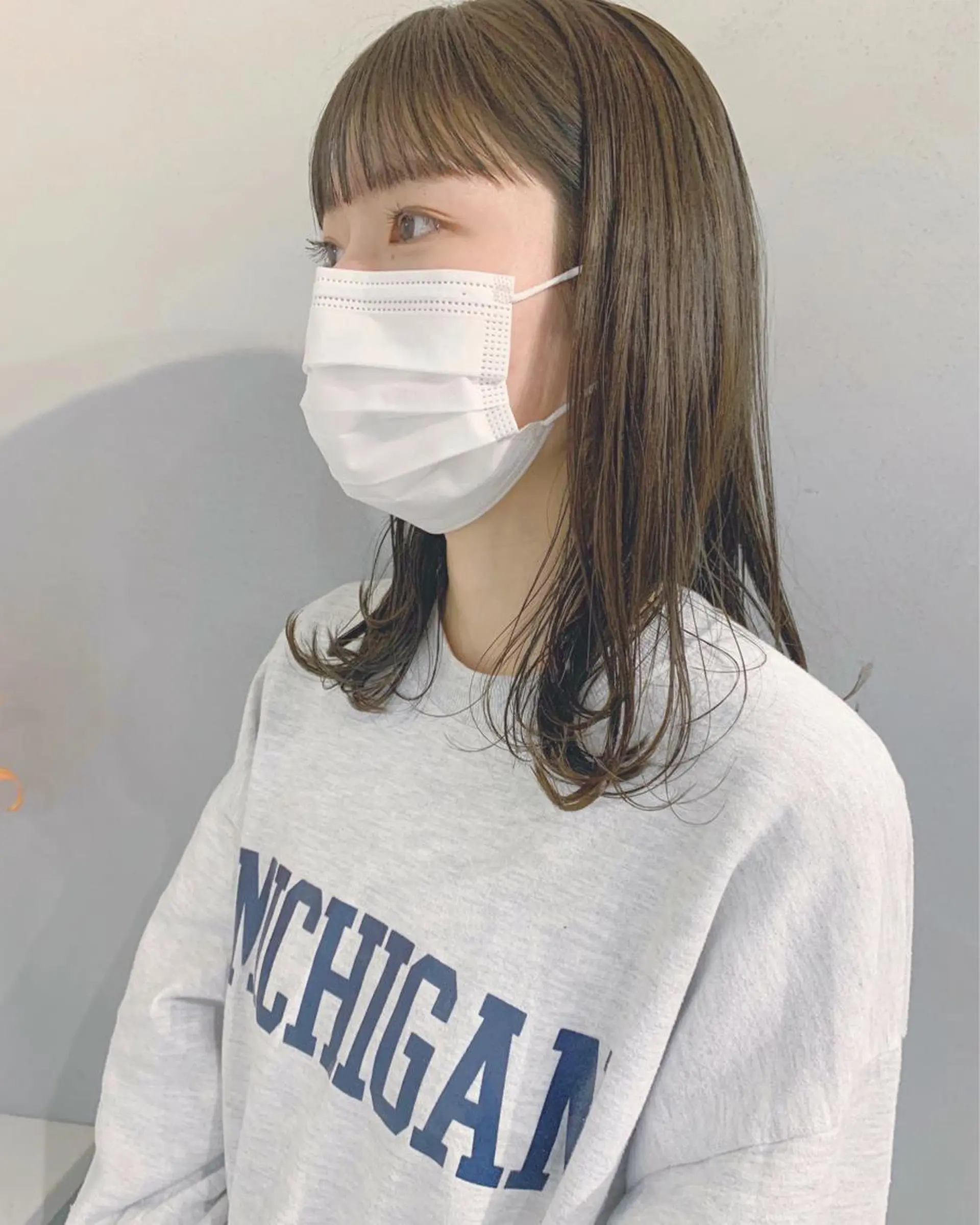 ロング カラー ボブパーマコテ巻き風 パーマNo1深江秀平のヘアスタイル