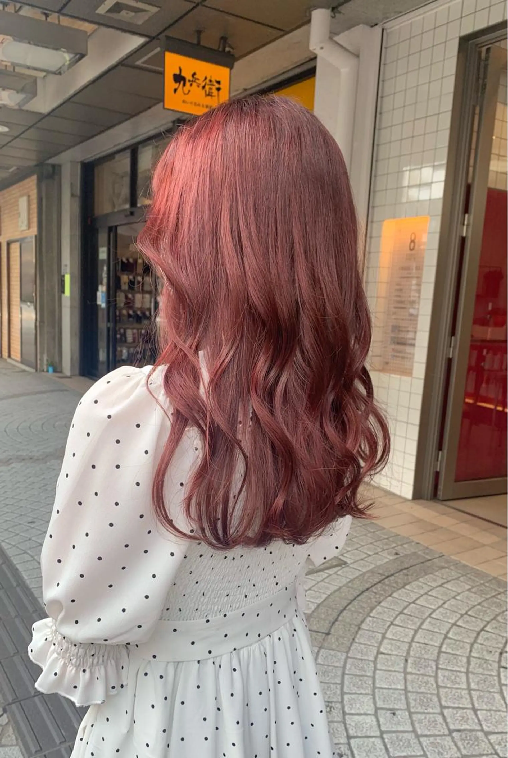 セミロング みなもと ちはるのヘアスタイル