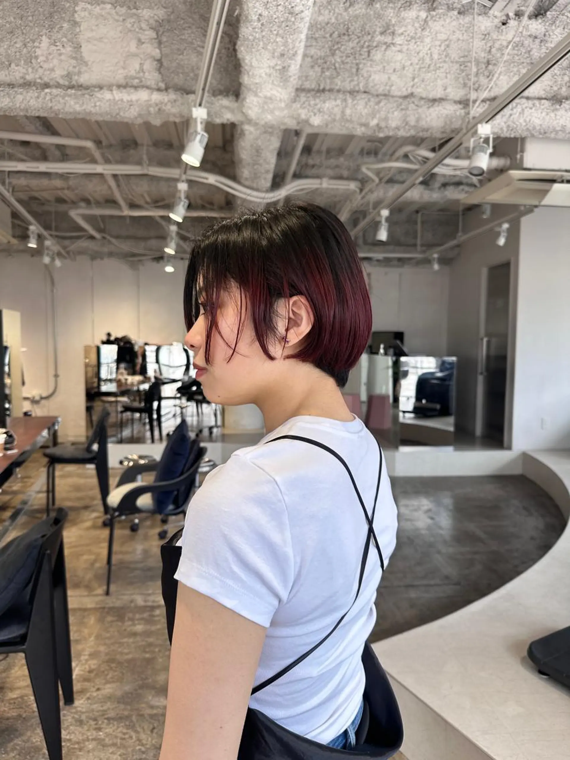 ショート カラー 髪質改善/似合わせ カラー/レイヤーのヘアスタイル