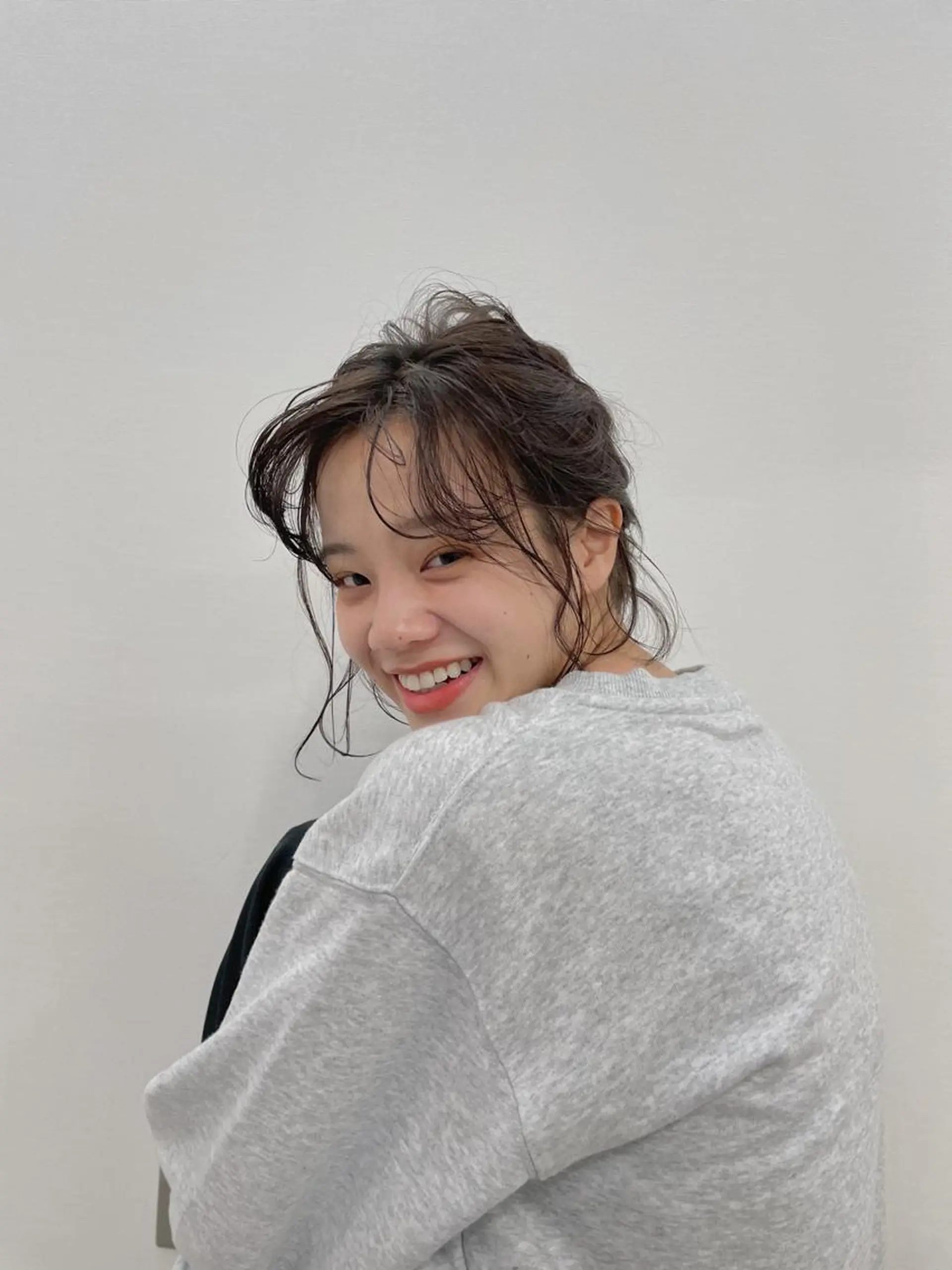 ミディアム カラー カット ヘアカラー 梅田／ベージュ レイヤー／ヌマタのヘアスタイル