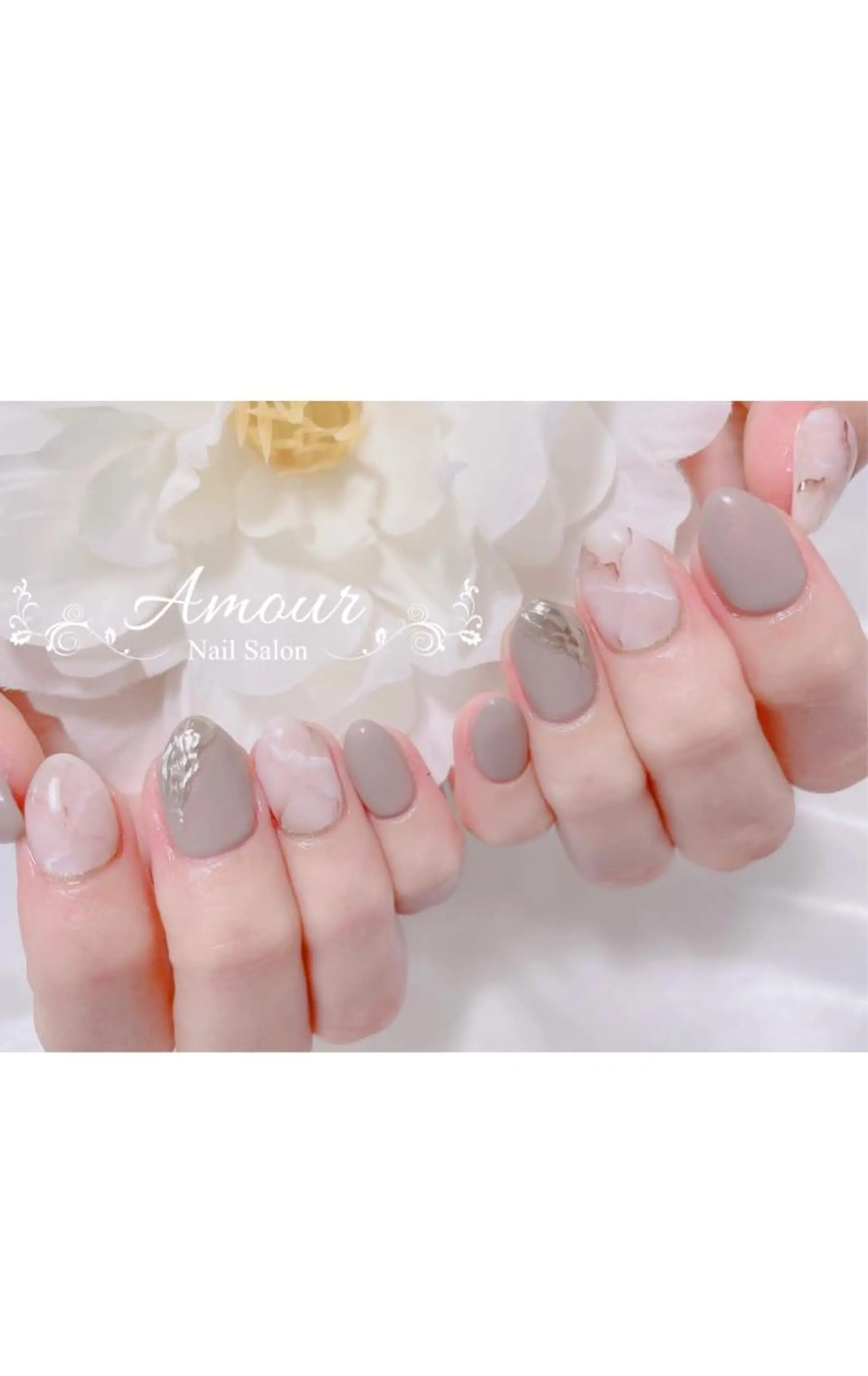 ネイル 大理石ネイル(マーブル) nailsalon ♡amour♡のネイルデザイン