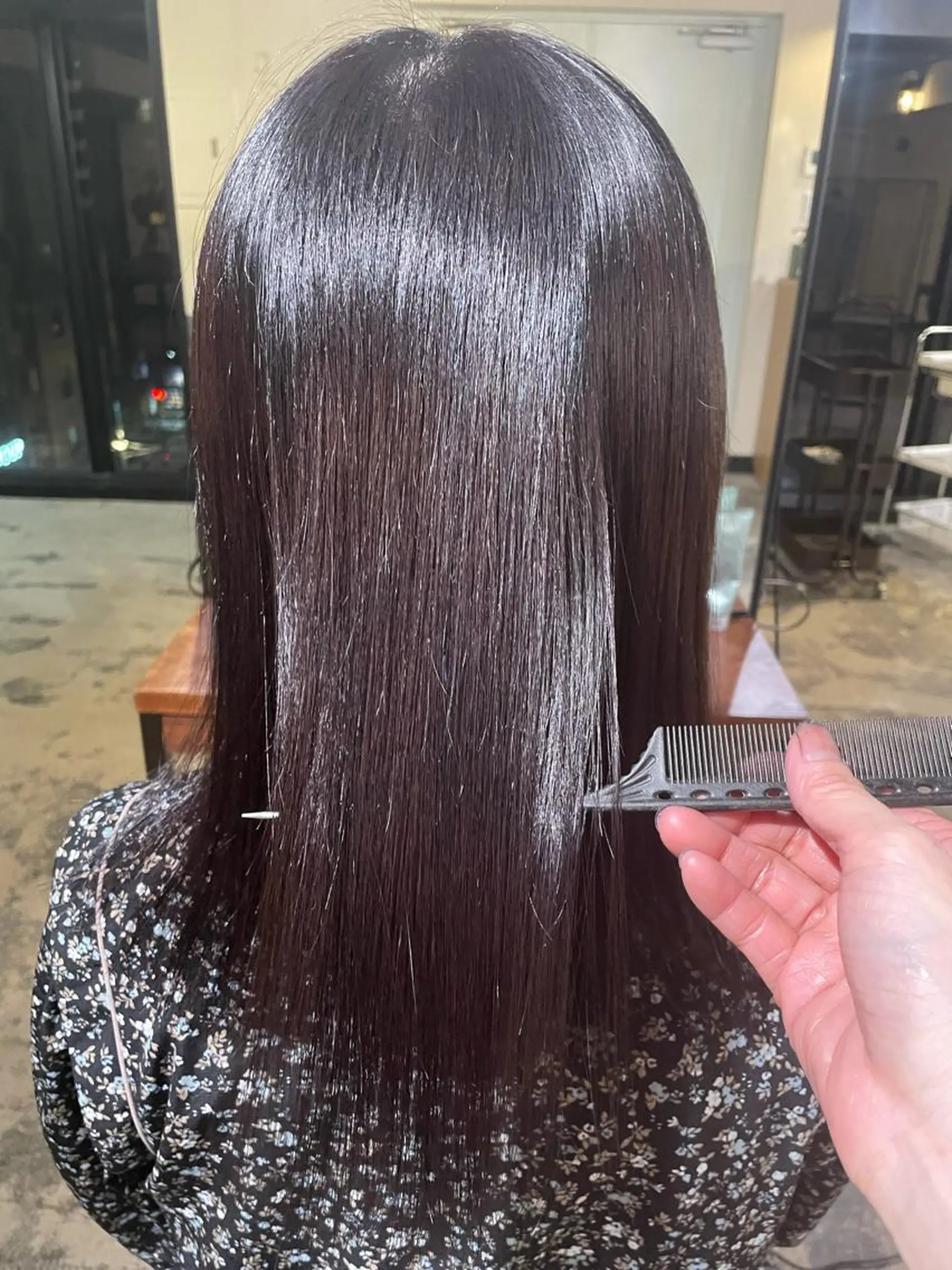 ロング カラー ヘアアレンジ マツエク・マツパ トリートメント 透明感カラー/推しカ ラー☁️JURAのヘアスタイル