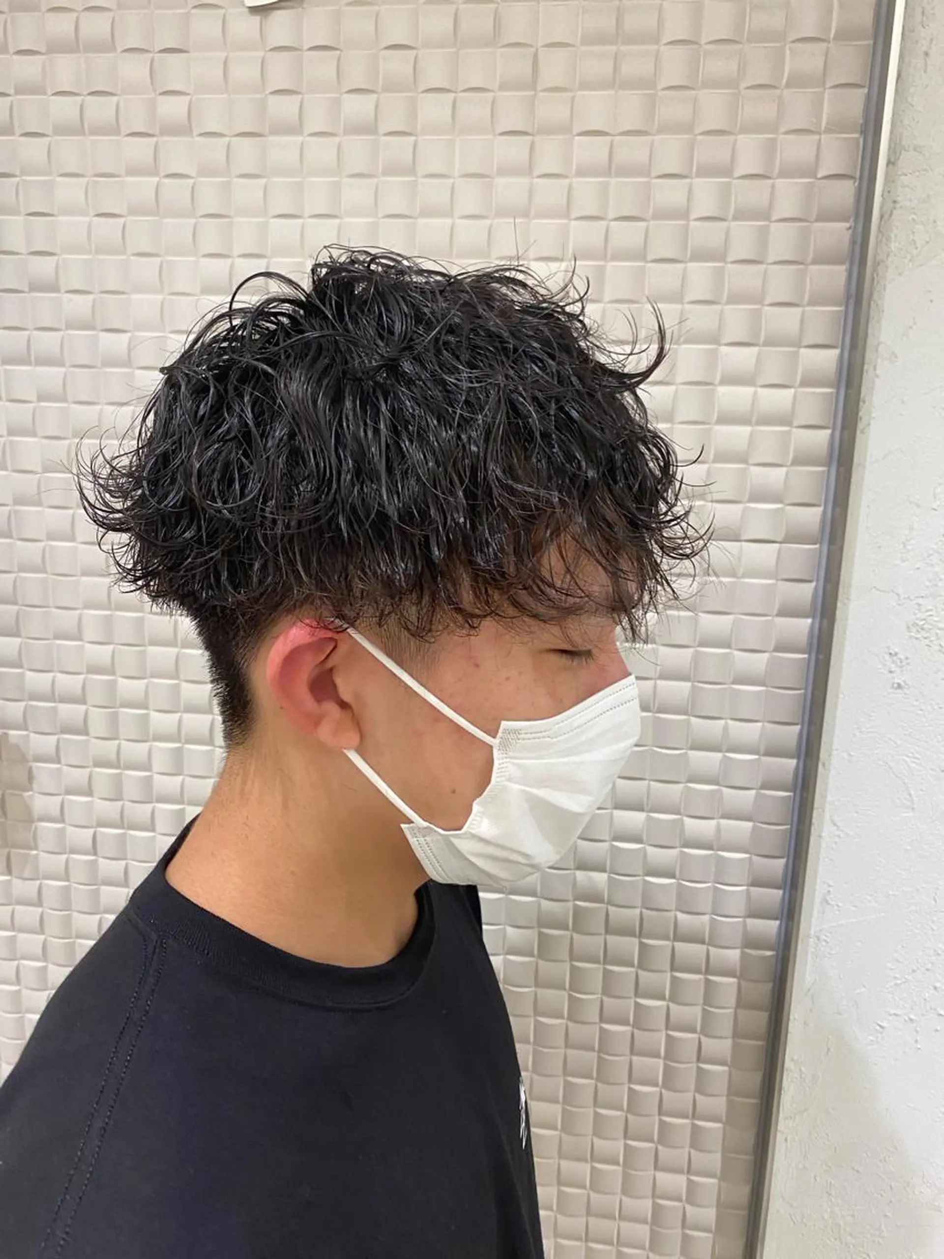 ショート 新宿メンズパーマ ヨモギダのヘアスタイル