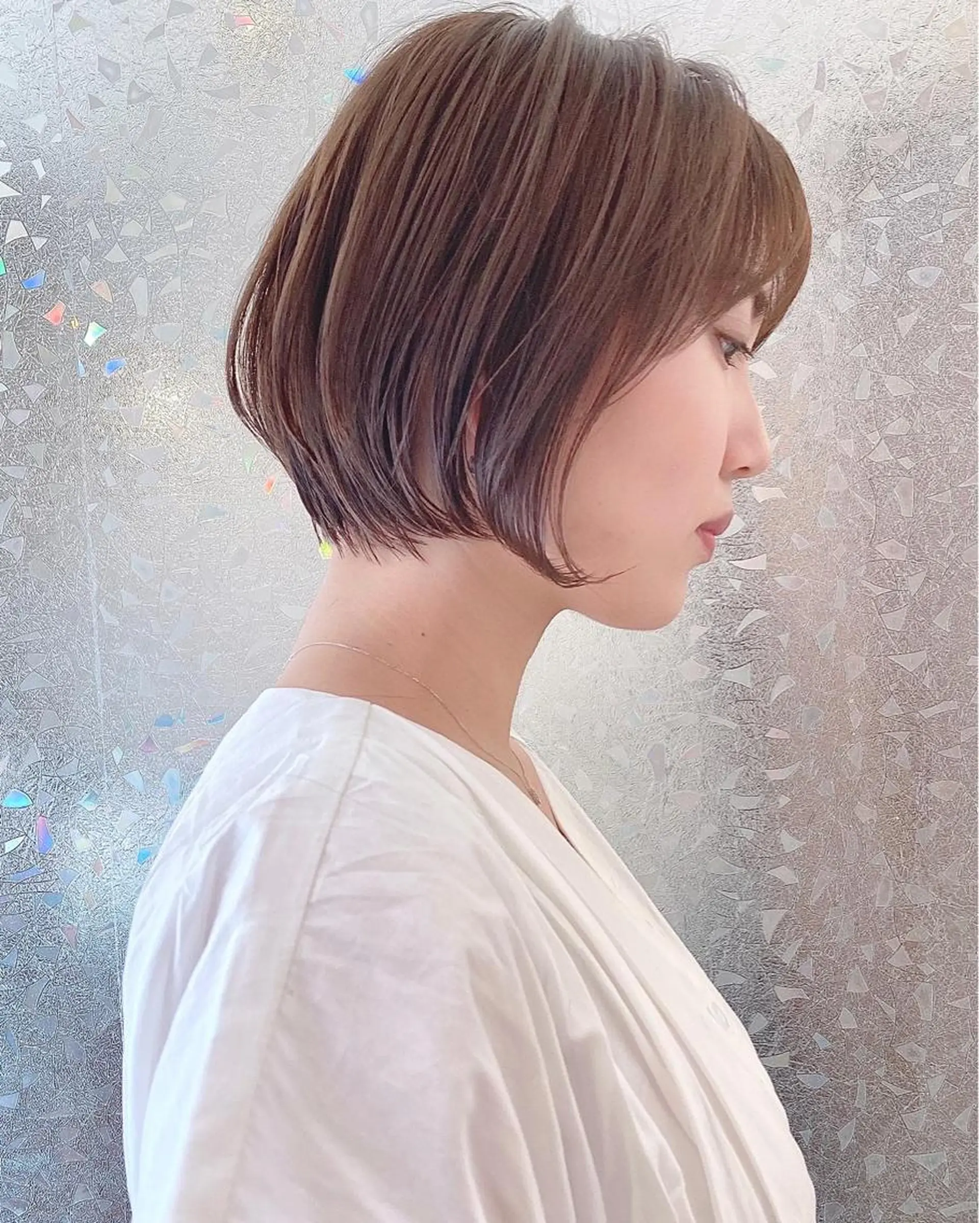 ショート カラー 明るい白髪染め専門店兵庫駅前店所属・山口 一馬のヘアスタイル