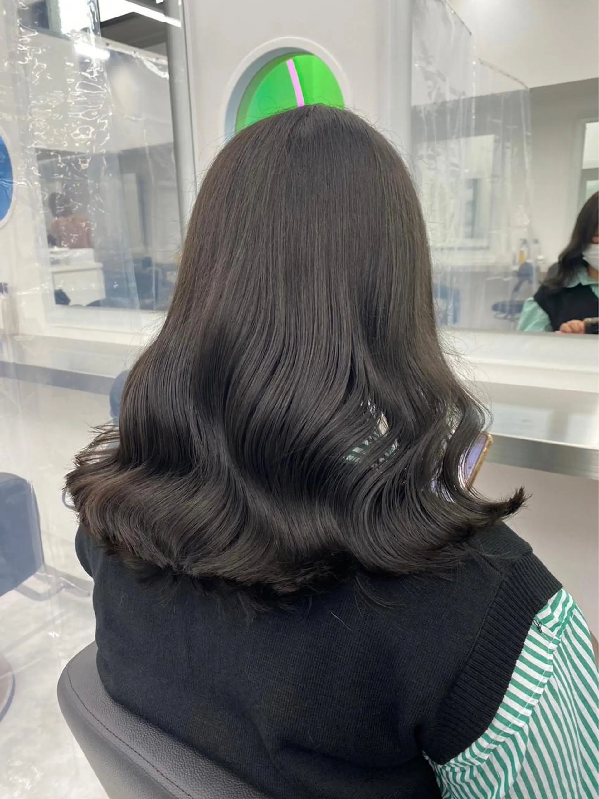 ロング カラー ブラウンベージュ🤎 ブリーチなし🤎のヘアスタイル