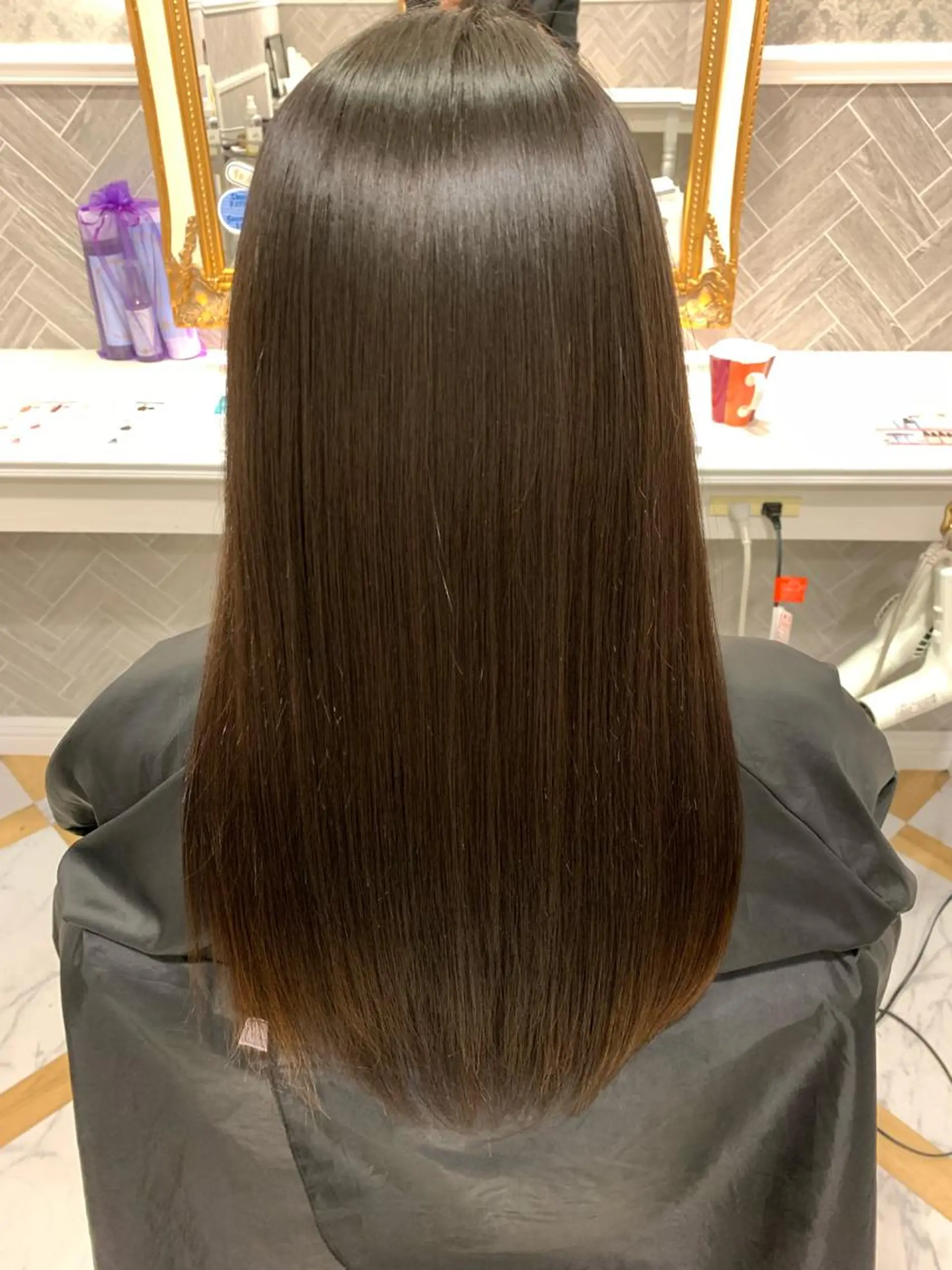 ロング ケアカラー/縮毛矯正 /レイヤー/板垣光采のヘアスタイル