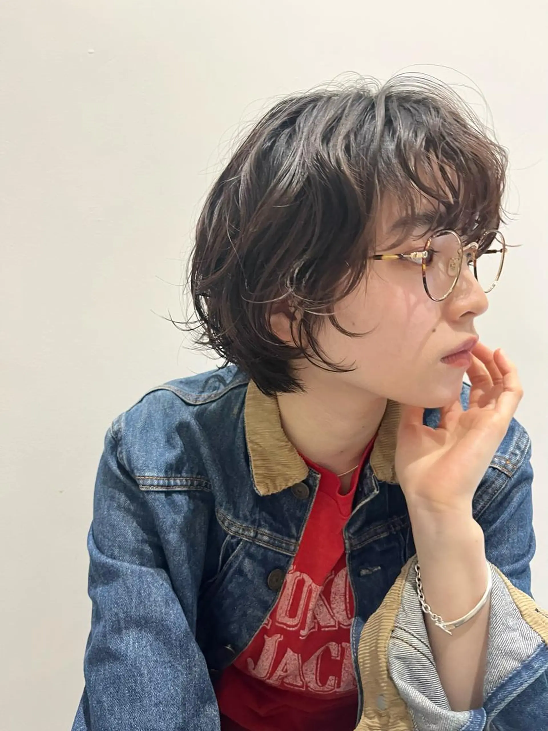 ショート カラー パーマ ニュアンスヘア☆樋口 希世☆のヘアスタイル