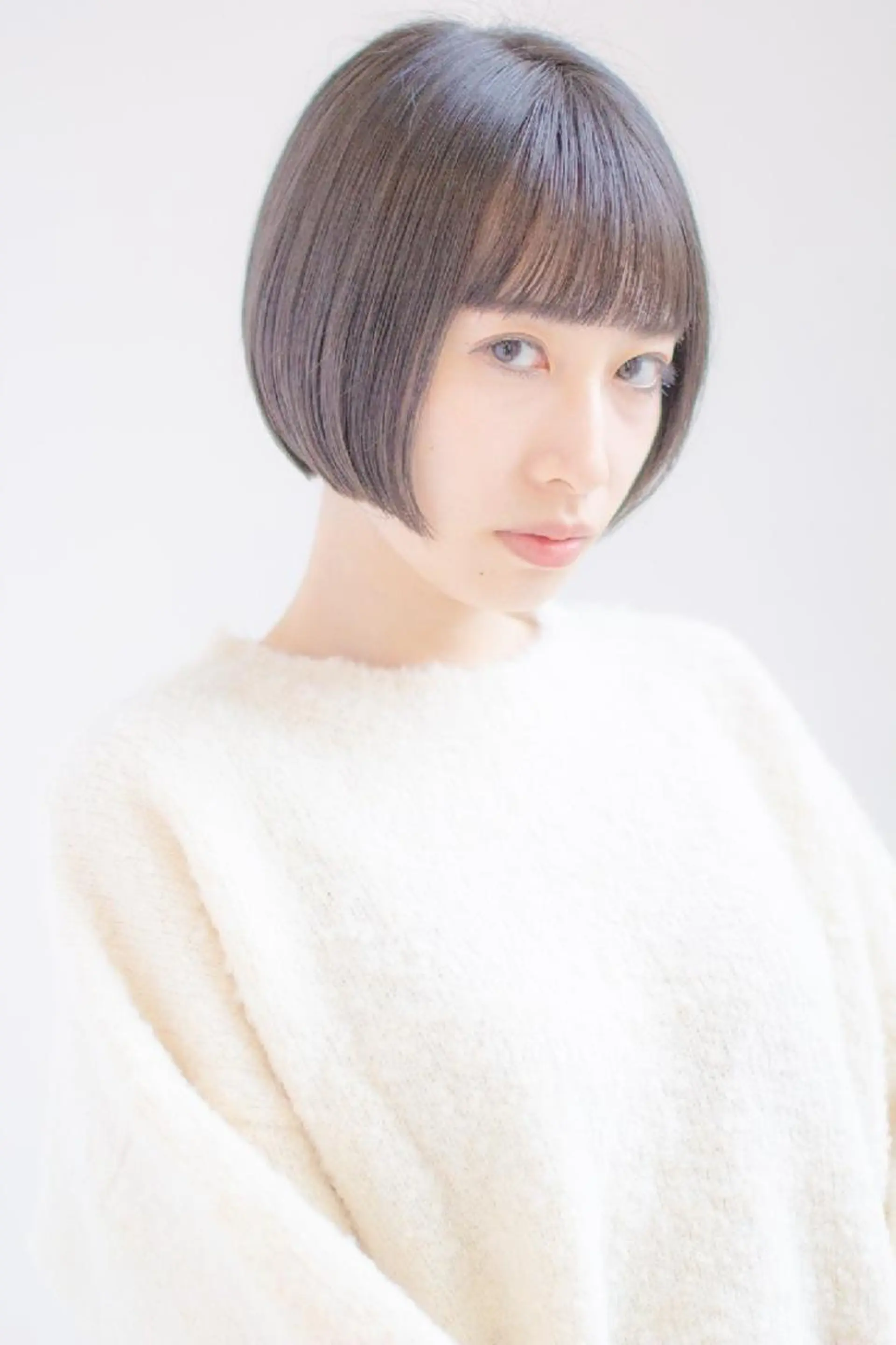 ミディアム カット 縮毛矯正 村岡【店長】 【骨格矯正ショート】のヘアスタイル