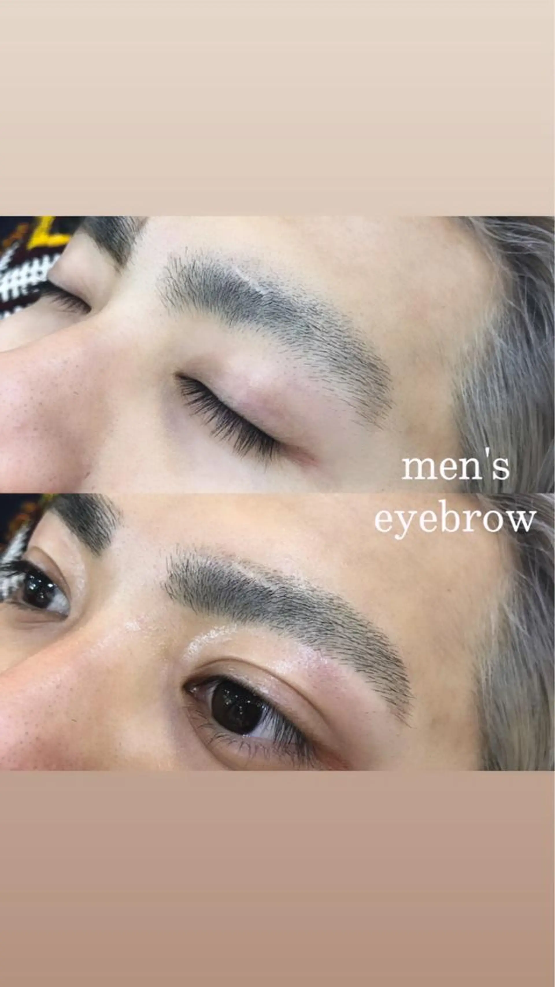 アイブロウ メンズアイブロウ kith.hair&make所属・🌷無料ボブ カットモデル🌷雅のヘアスタイル