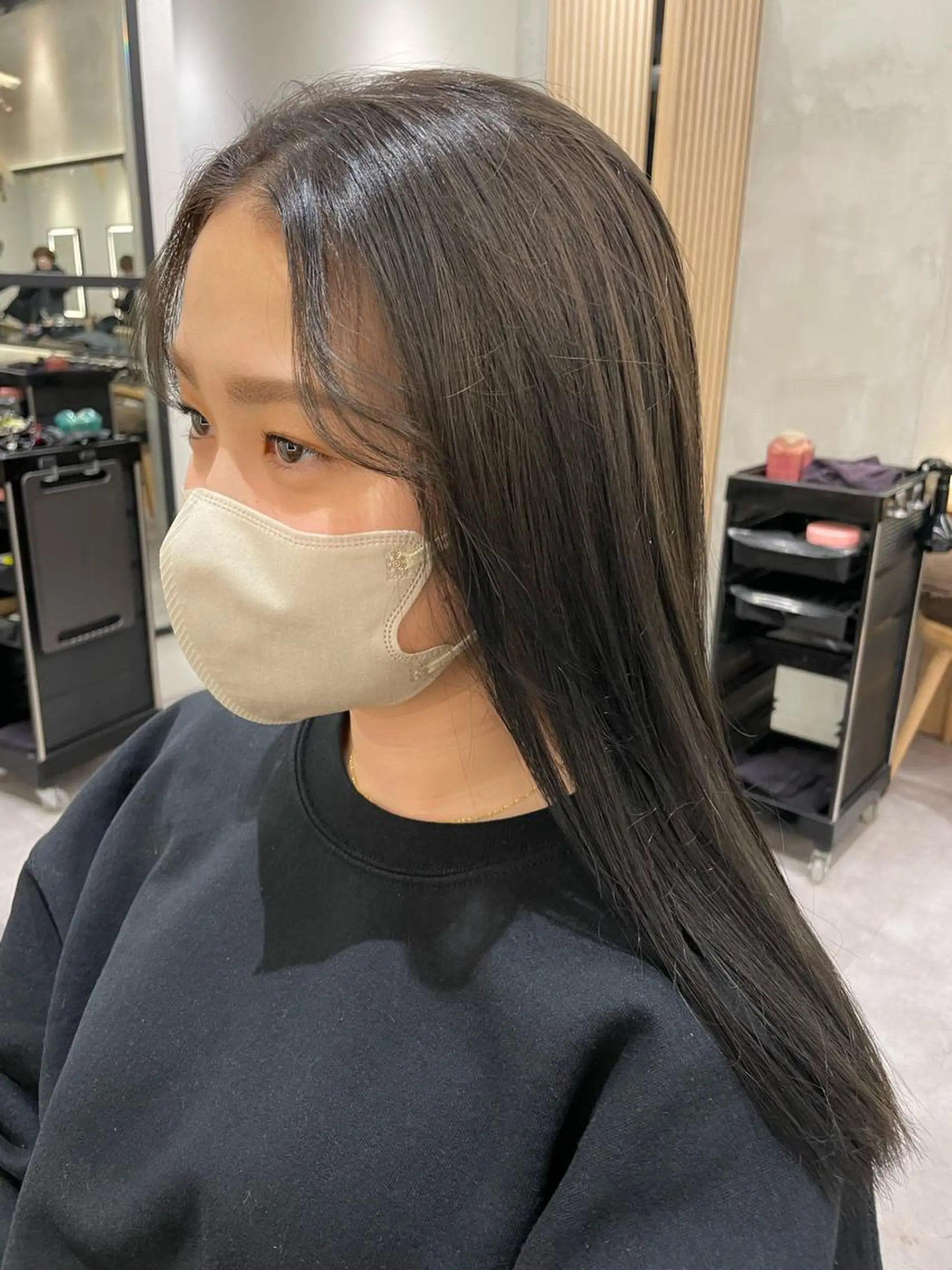 ロング カラー ヘアアレンジ レイヤー縮毛矯正 ささきすずね💗のヘアスタイル