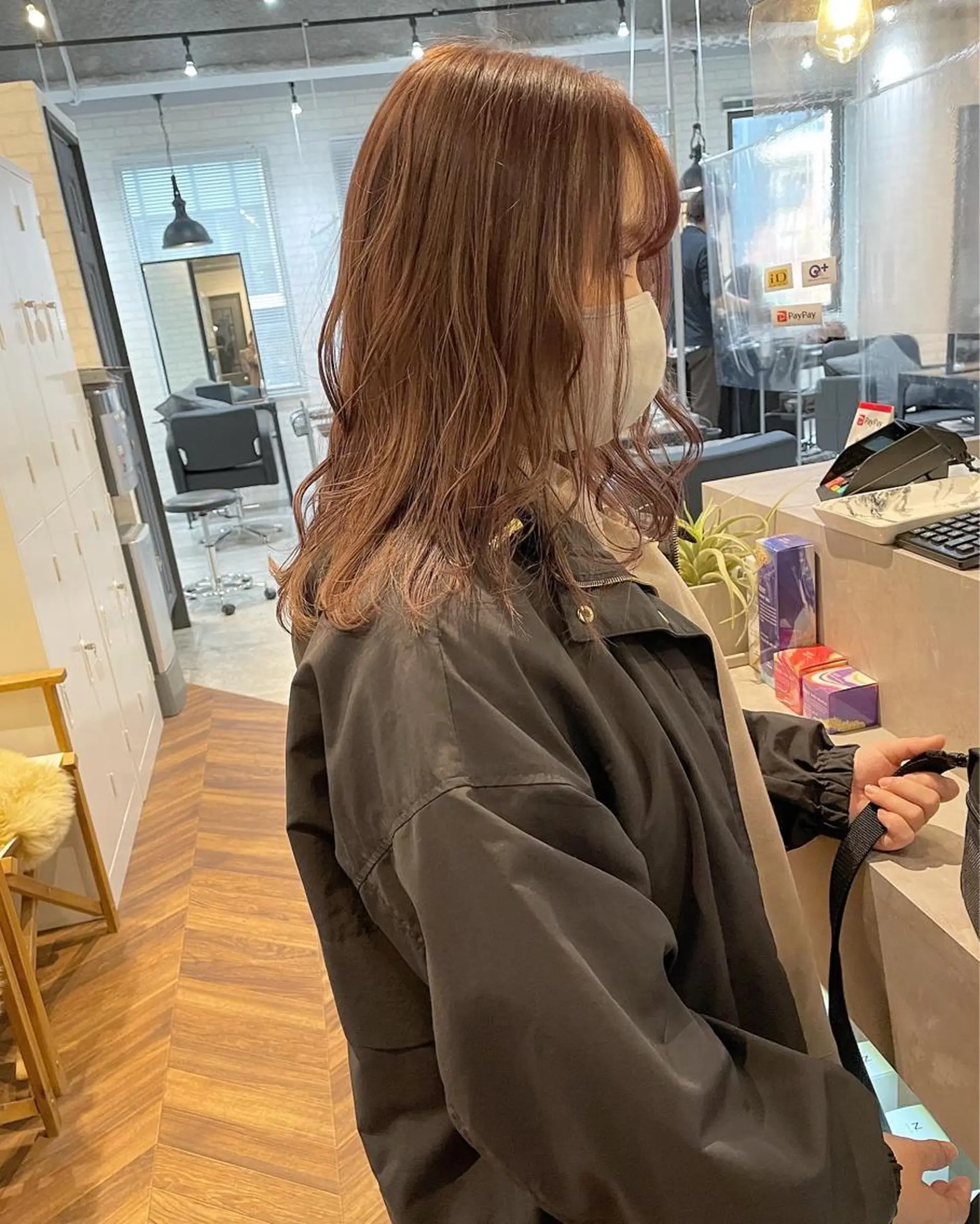 カラー ベージュカラー ピンクカラー ピンクベージュ ヘアカラー レイヤー/ボブ/ 顔周り/yukinaのヘアスタイル