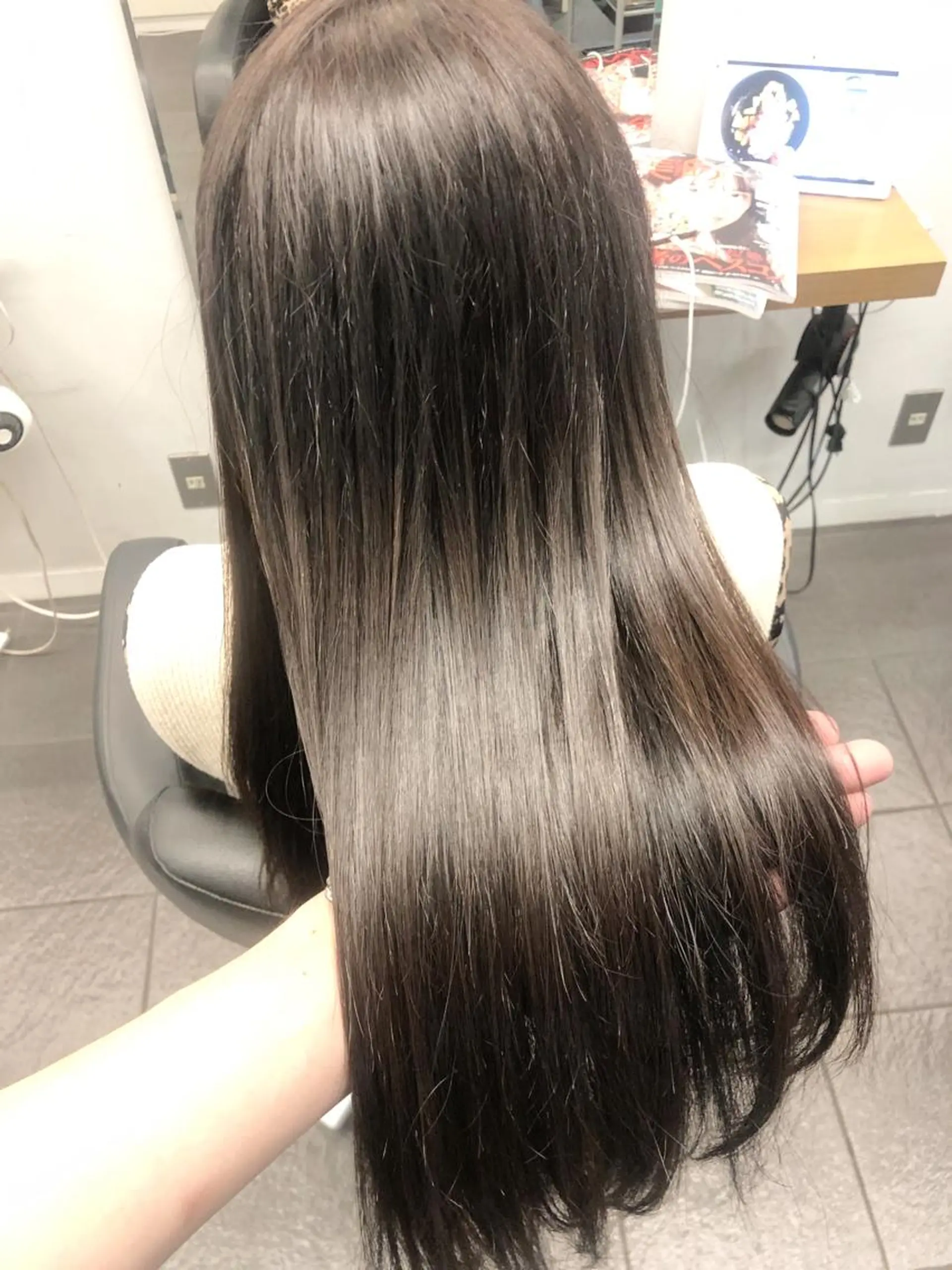 カラー 透明感カラー イルミナカラー カット ヘアカラー トリートメント ヘッドスパ グレージュ/髪質改善 Yamato.hのヘアスタイル