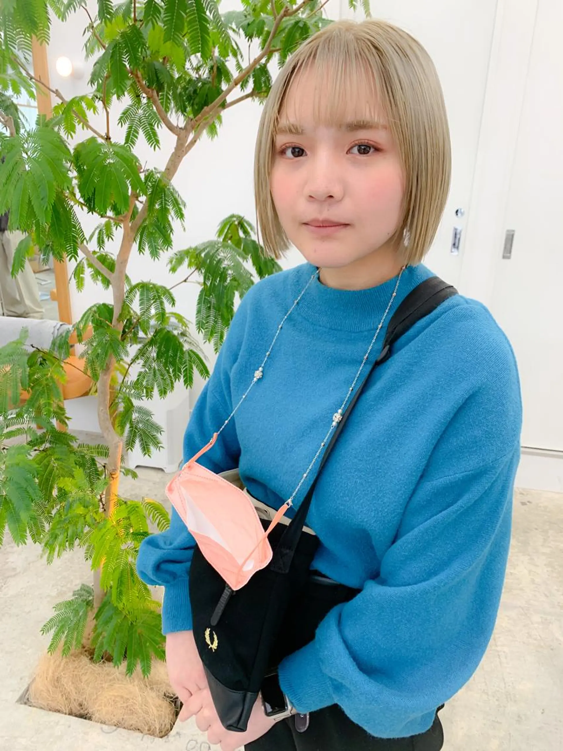 ショート カラー ブリーチ ケアブリーチ ダブルカラー ボブ SALOWIN 名古屋所属・パーマ落とし/ パーマ特化/丹羽舜太のヘアスタイル