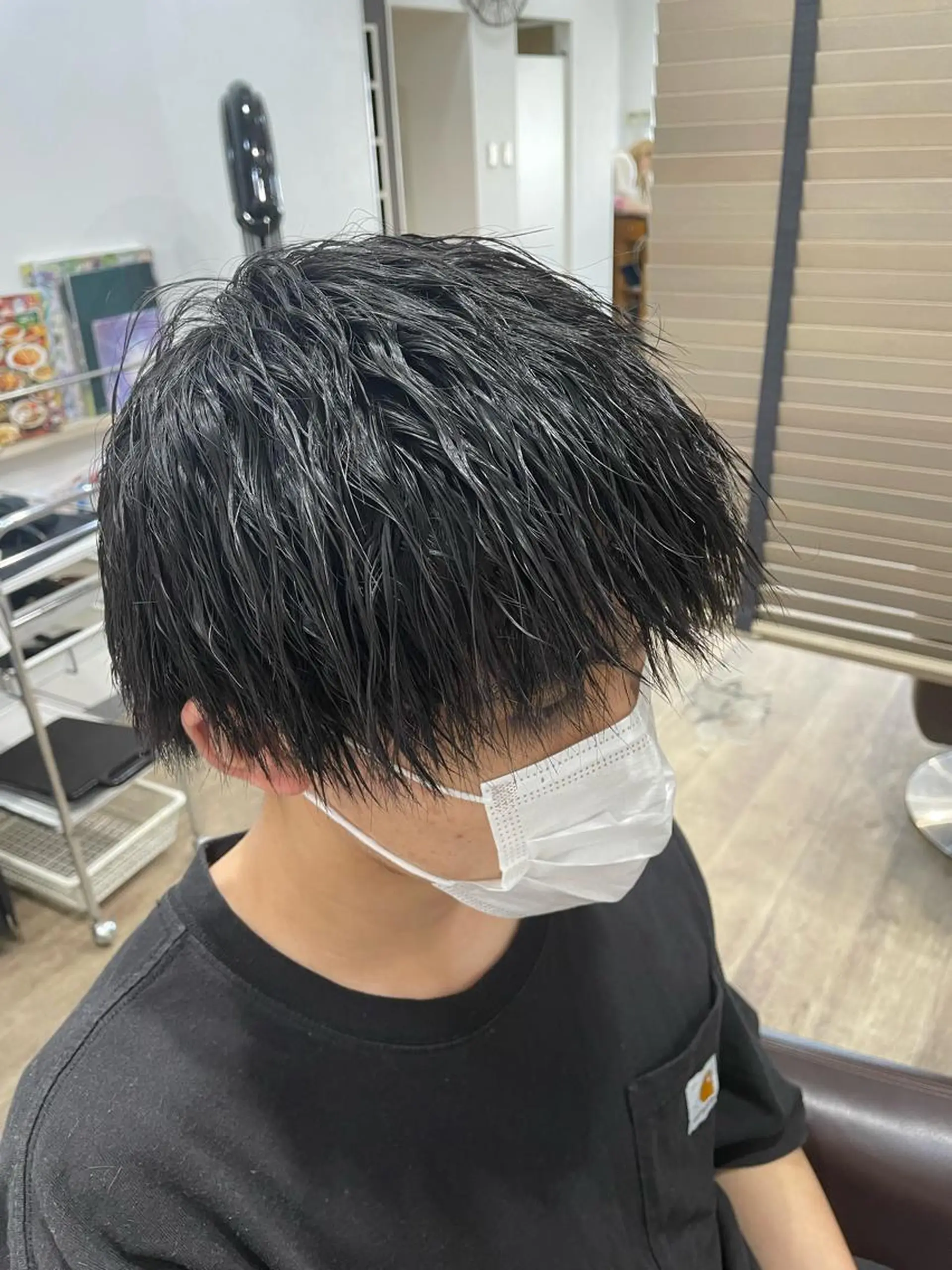 ショート パーマ メンズ メンズパーマ メンズツイストパーマ ツイストパーマ ORDER MADE  hair salon maison4u所属・佐々木 浩之のヘアスタイル