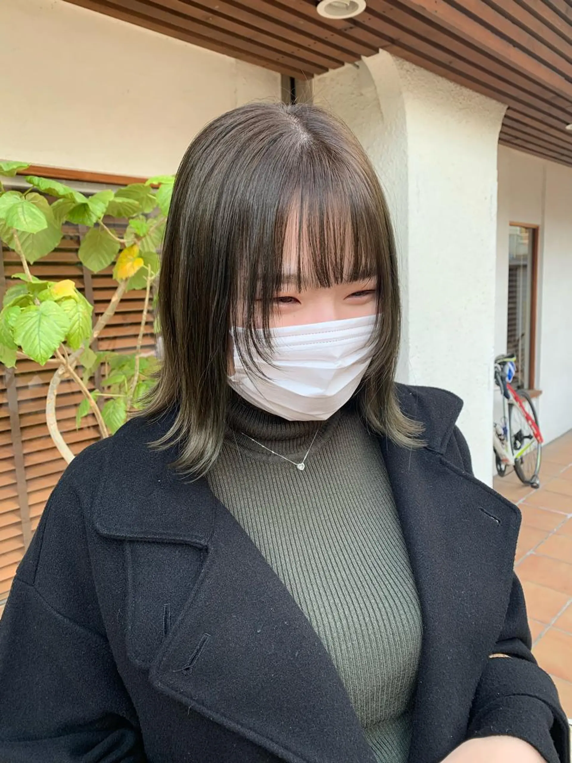 ミディアム カラー ヘアアレンジ カット ヘアカラー トリートメント 中津/柔らかカラー/ ナガオ　イズミのヘアスタイル