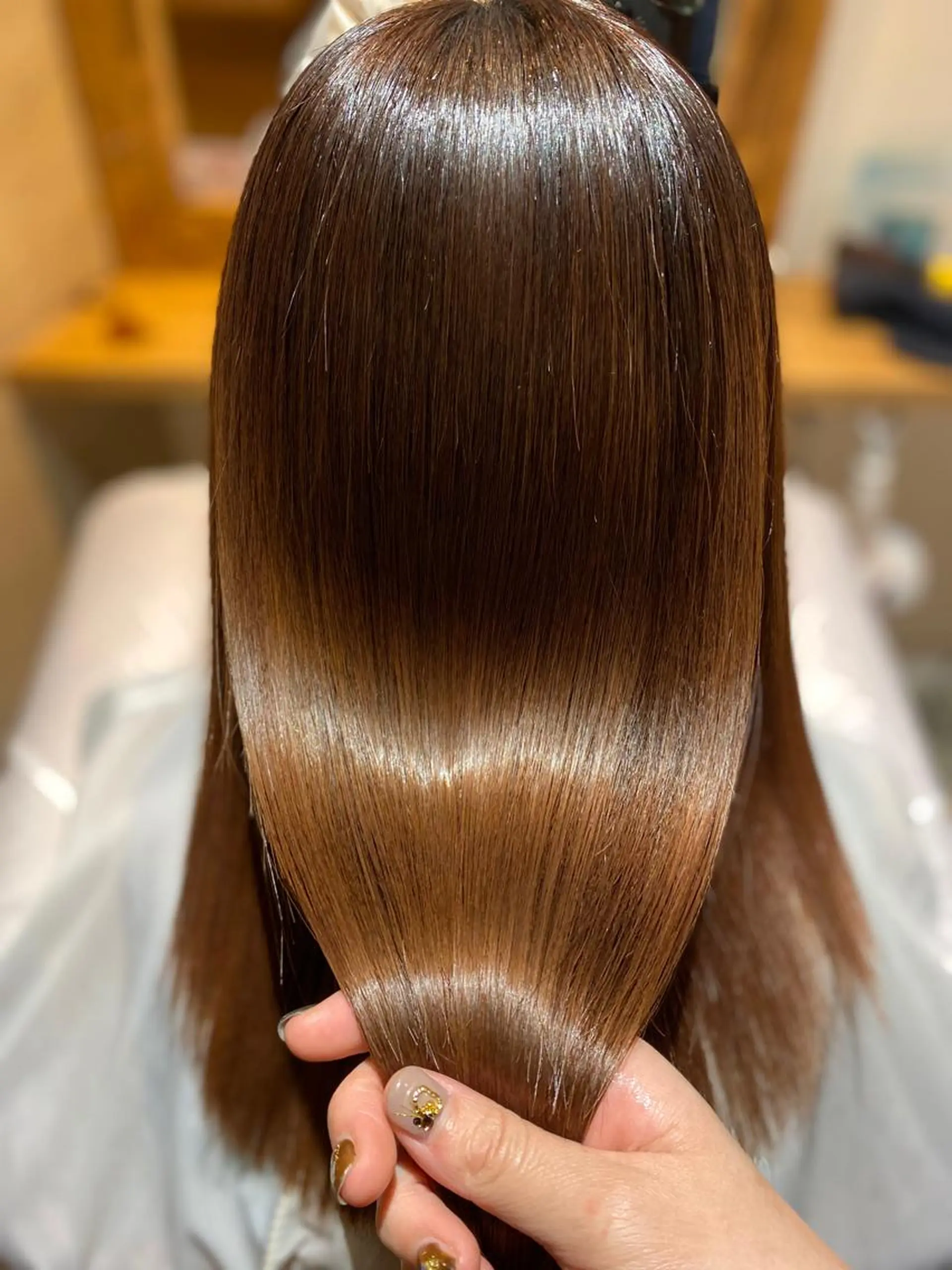 ロング カラー 髪質改善×矯正🫧 韓国ヘアasamiのヘアスタイル