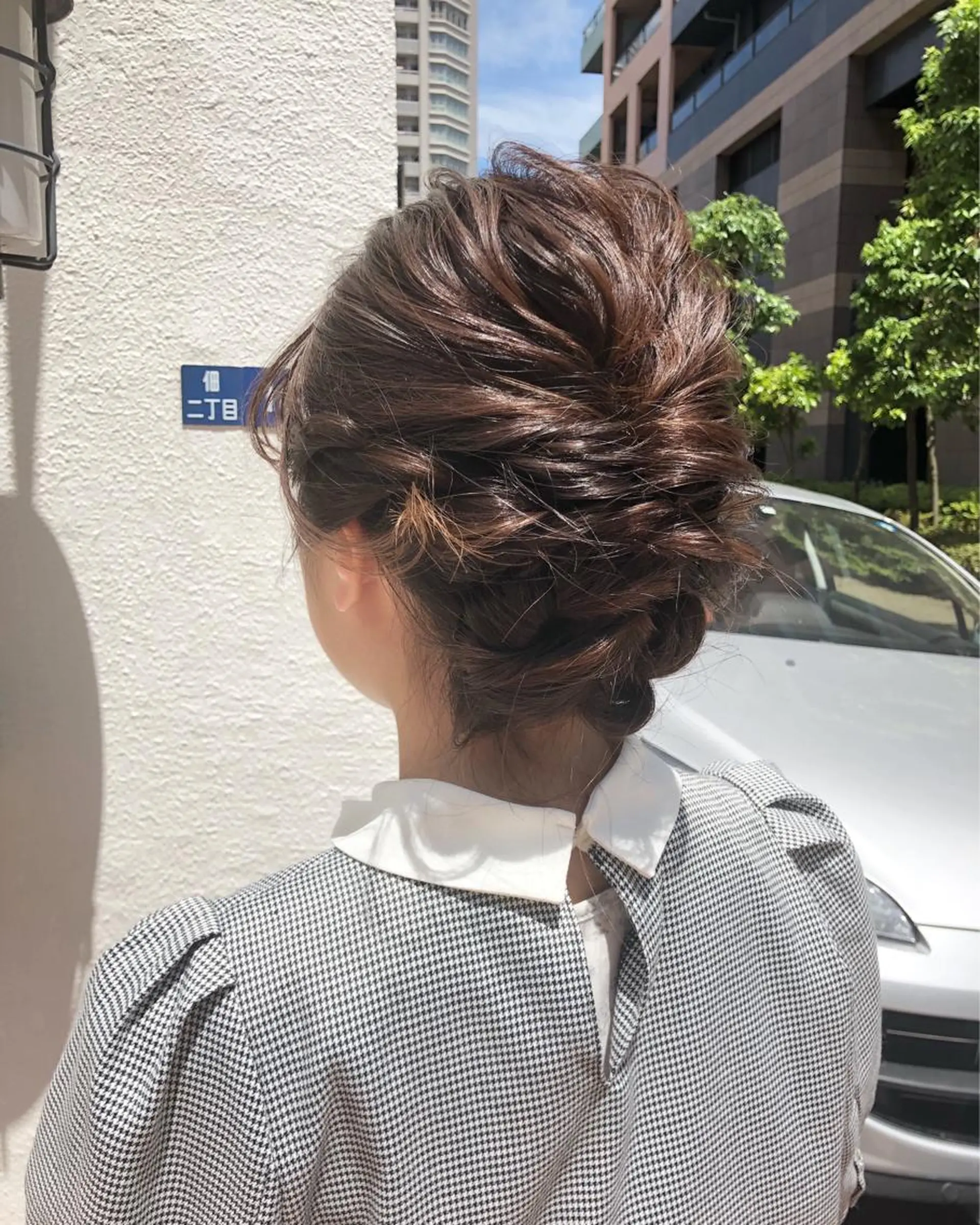 ミディアム ヘアアレンジ ✨韓国風カット/艶髪 カラー✨yumeのヘアスタイル