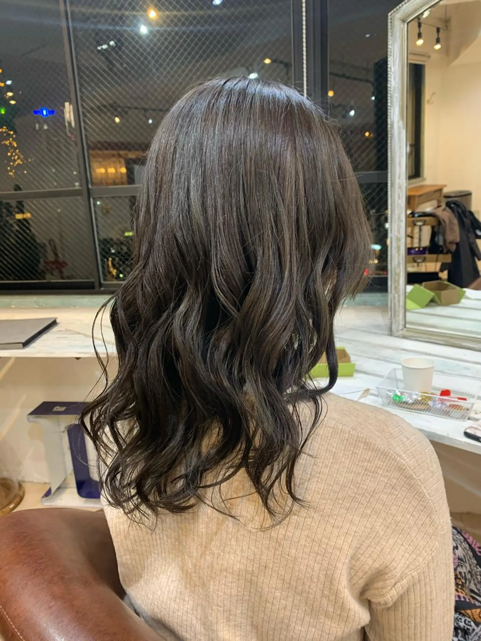 セミロング カラー 💛ハイトーン💛 りむのヘアスタイル