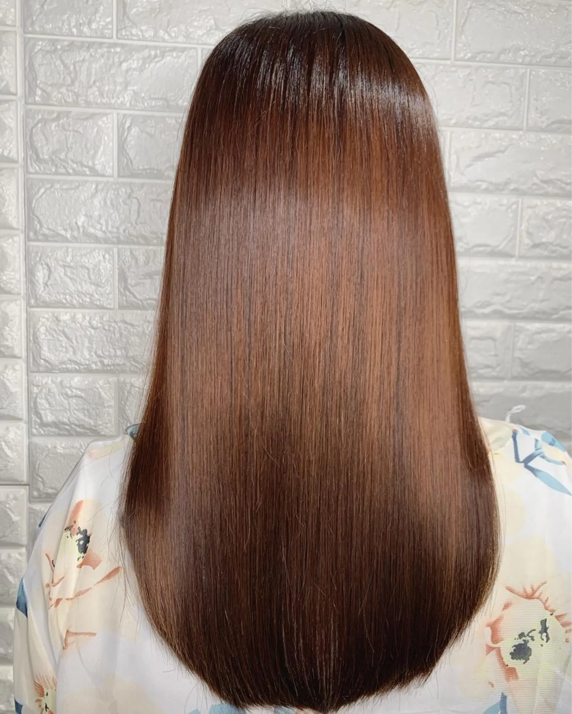 セミロング ヘアアレンジ 髪質改善 トリートメント 縮毛矯正 トリートメント ヘッドスパ Lee東三国 店長 谷辻誠志のヘアスタイル