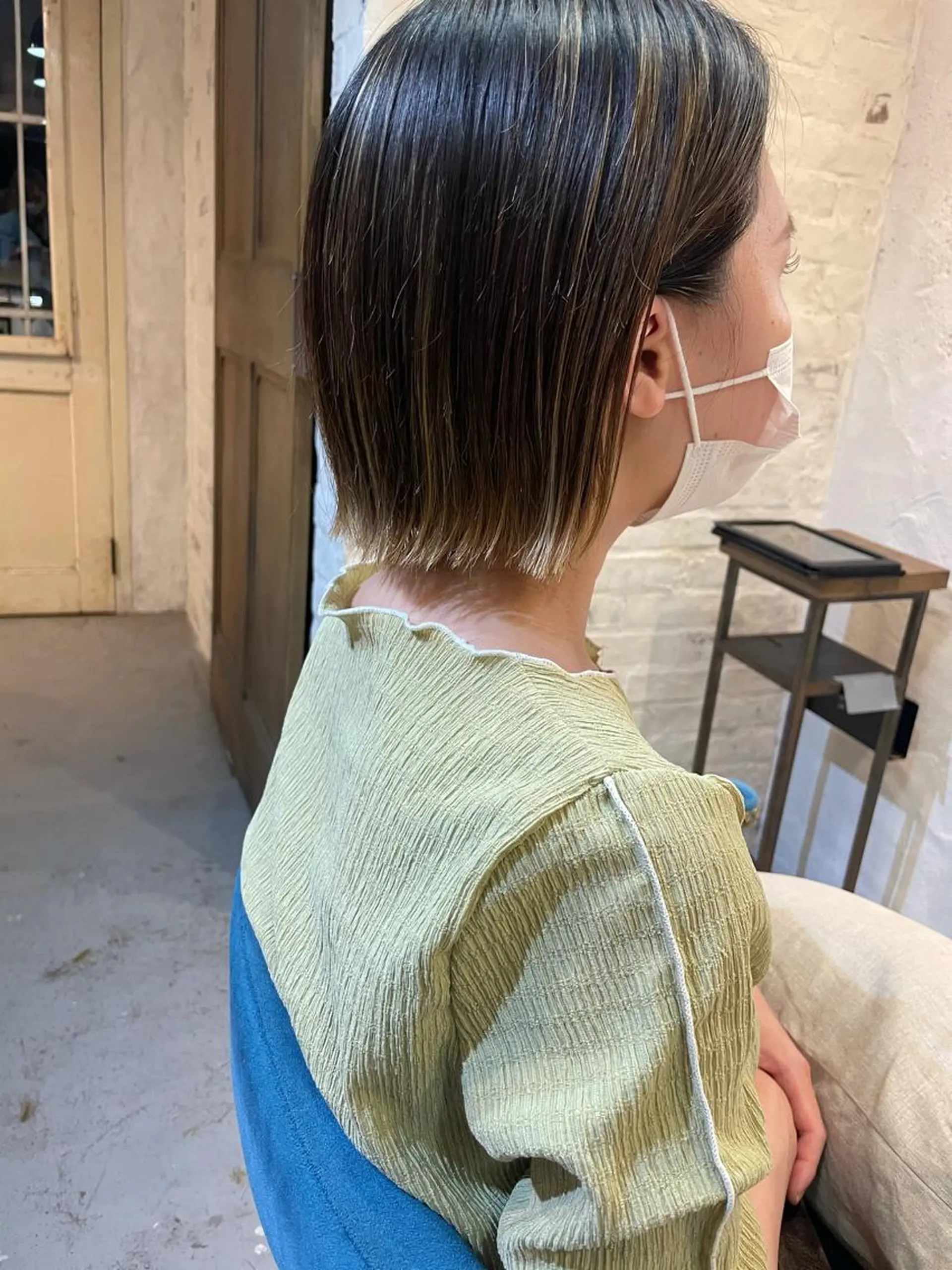 ショート ボブ 泊 紗羅のヘアスタイル