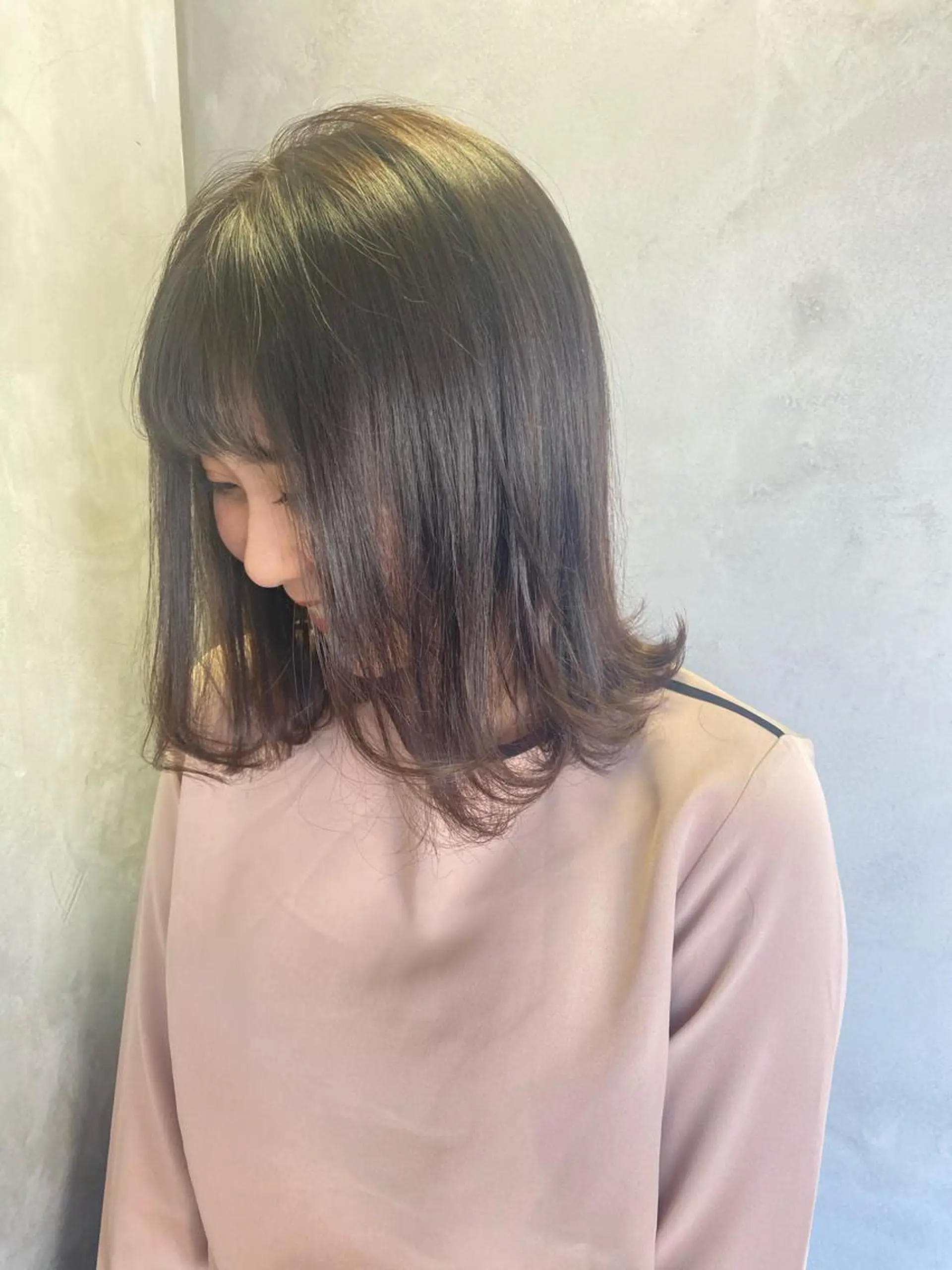 ミディアム カラー ヘアアレンジ stylist/蛯谷 珠里のヘアスタイル