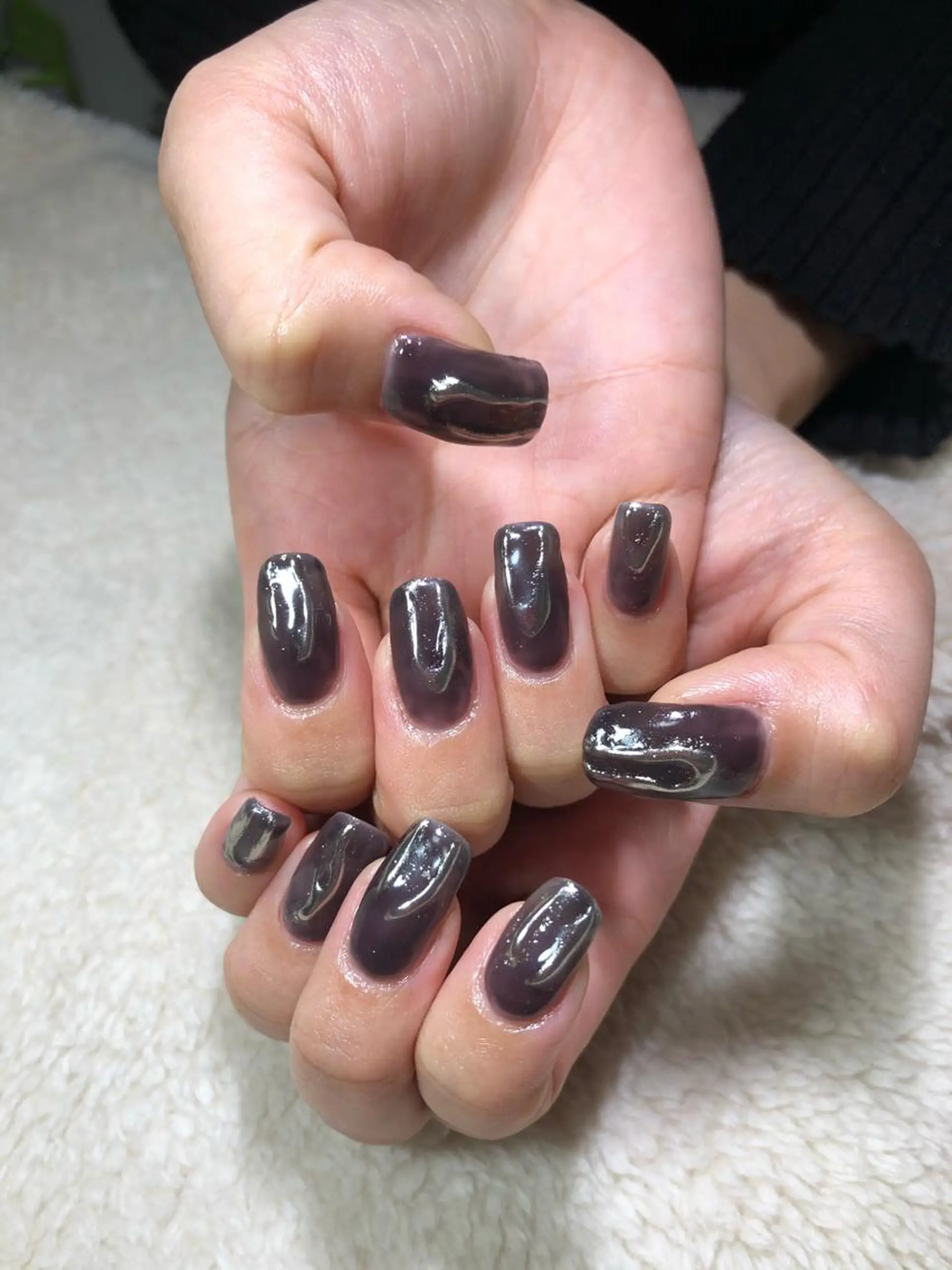 ネイル ニュアンスネイル ワンカラーネイル C. 👑itoのマツエク・マツパデザイン