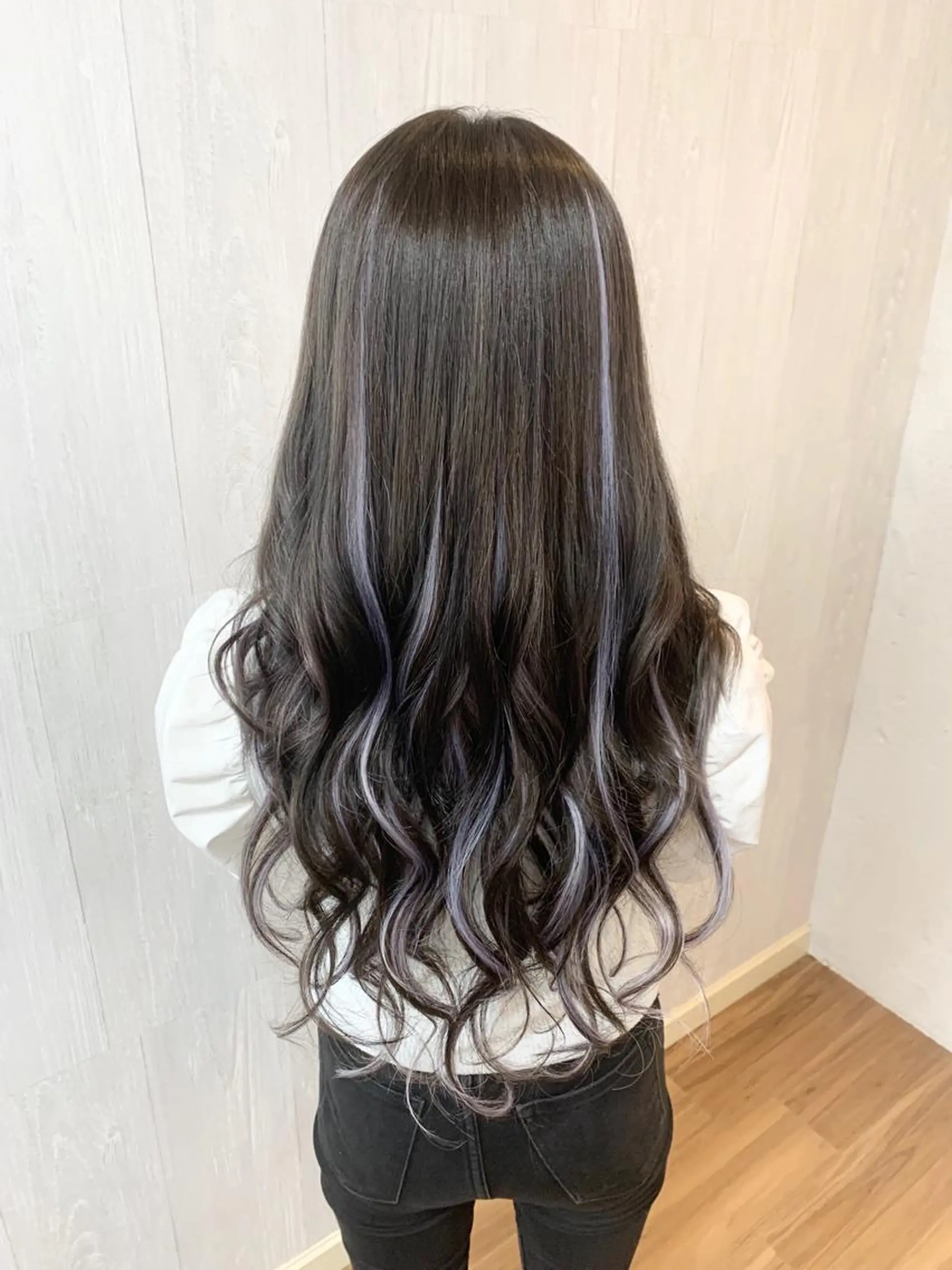 セミロング ヘアアレンジ エクステ エクステ GLOSS 心斎橋 山上のヘアスタイル