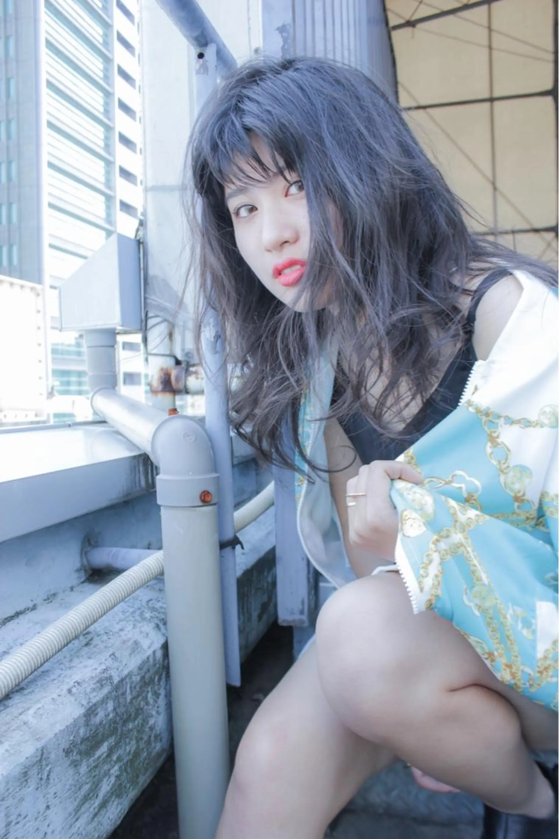 ミディアム 永田 崇のヘアスタイル