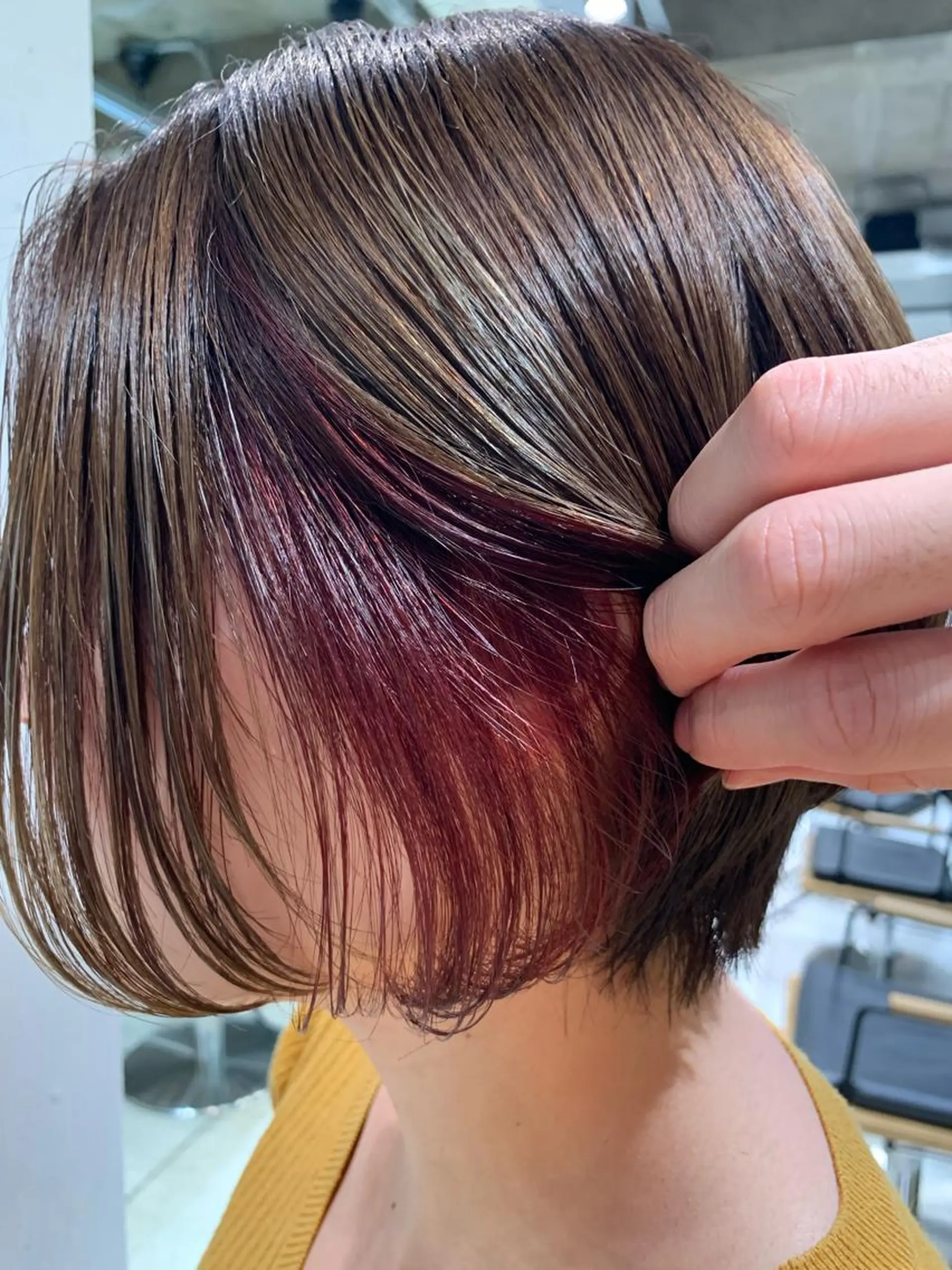 ショート カラー ショートボブ インナーカラー ボブ ショートヘア メンズパーマの達人 🌟川内絵人のヘアスタイル