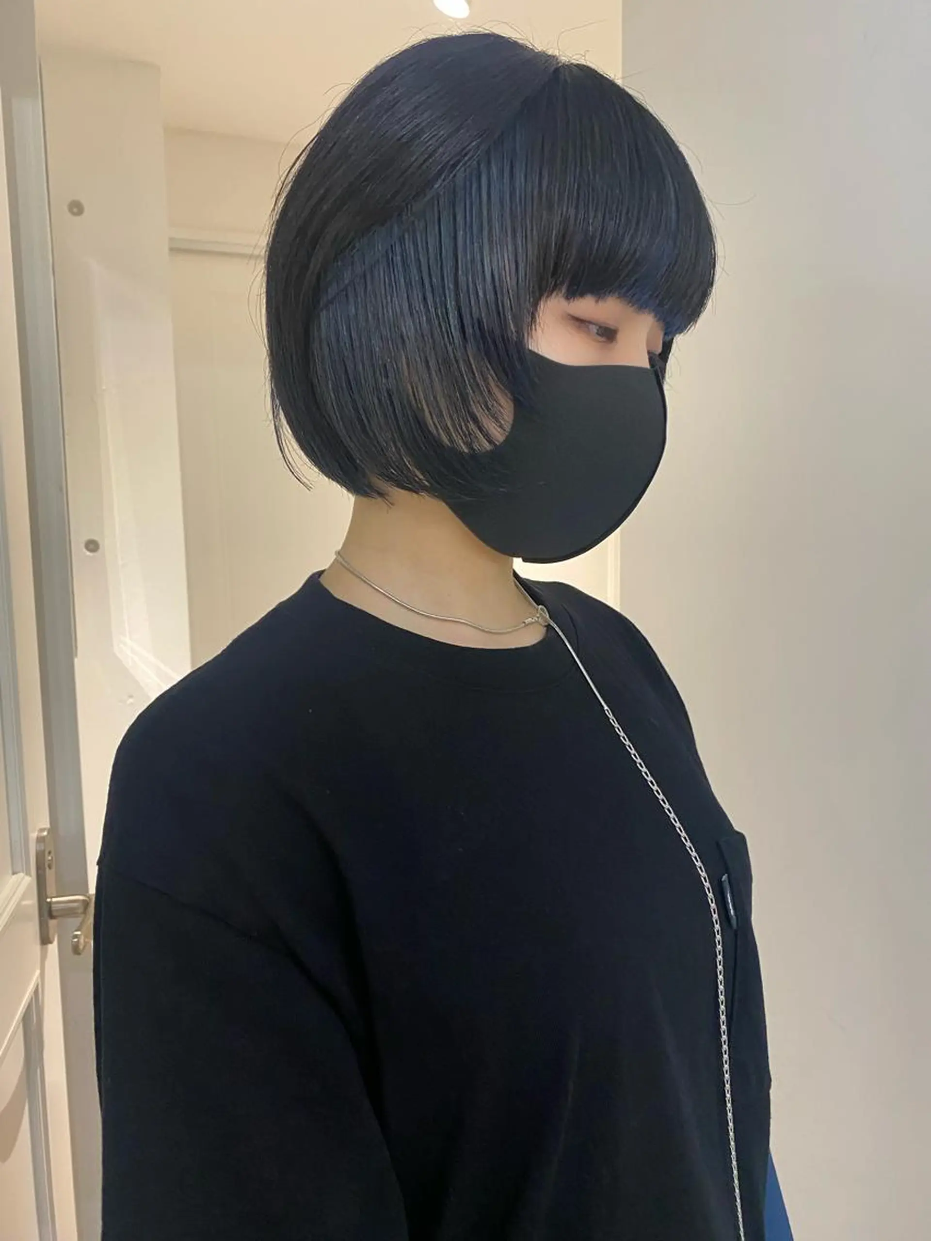 ショート カラー センターパート/ 暖色カラーayuのヘアスタイル