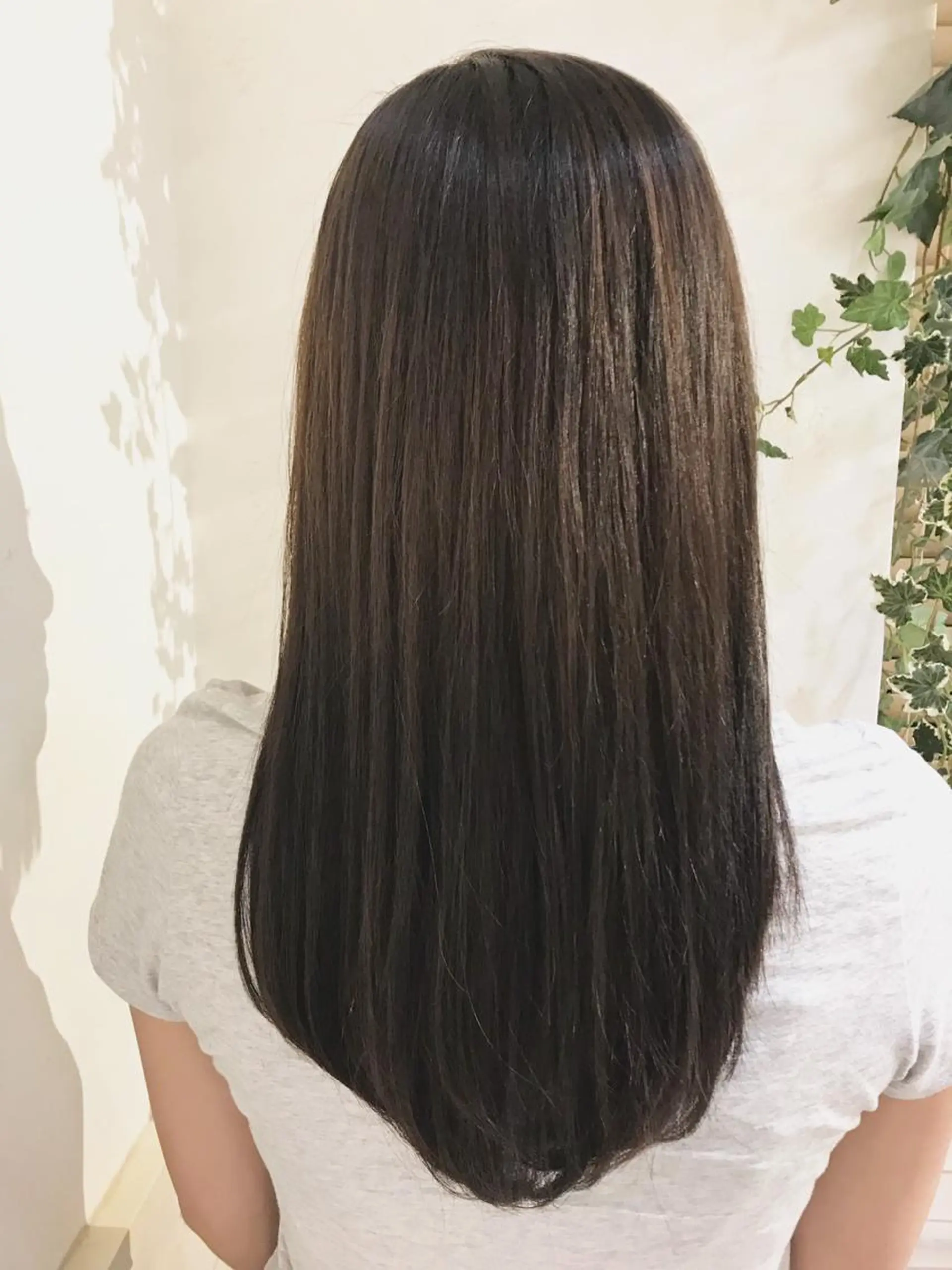 ロング 縮毛矯正 あき えいみのヘアスタイル