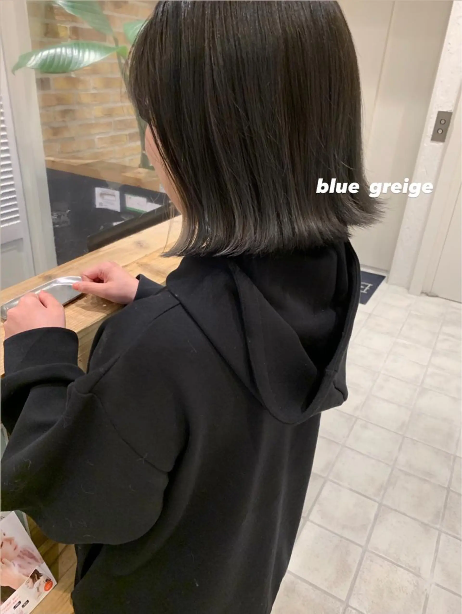 ミディアム カラー ブルーカラー ブルーグレー ブルーグレージュ グレージュ 🌟アレンジが似合う カラー🌟Rumiのヘアスタイル