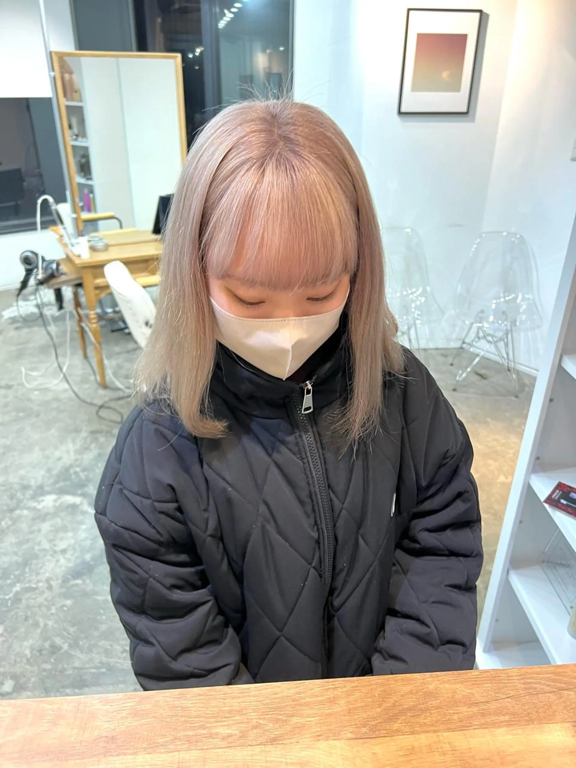 カラー いざわりお /梅田/ブリーチのヘアスタイル