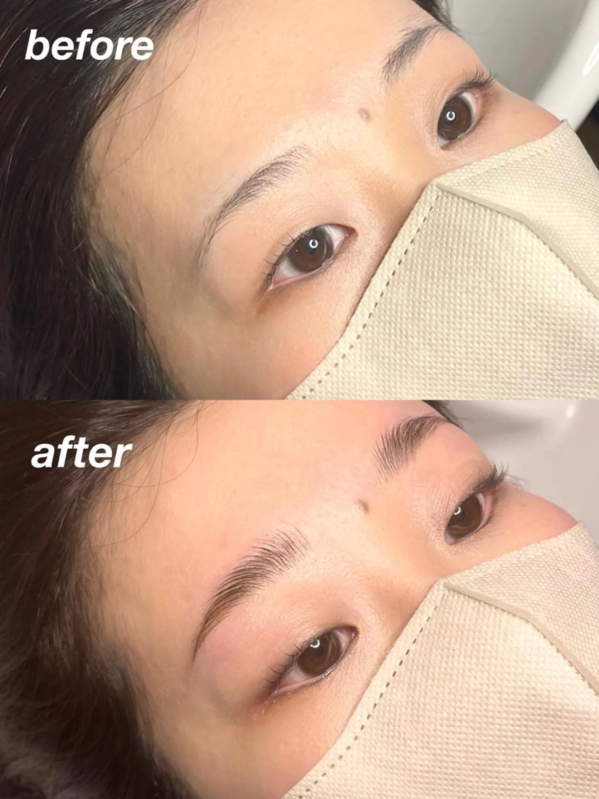 アイブロウ ハリウッドブロウリフト 眉毛ワックス脱毛 Sa N. HAIR & MAKE所属・眉毛専門店 NATSUMIの眉毛・アイブロウイメージ