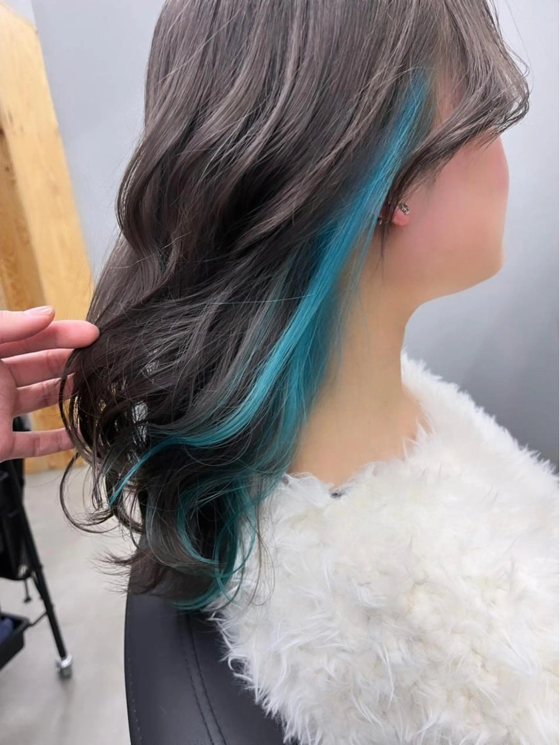 セミロング カラー ブルーカラー グレージュ カット ヘアカラー トリートメント メンズ支持率NO.1 マサキのヘアスタイル