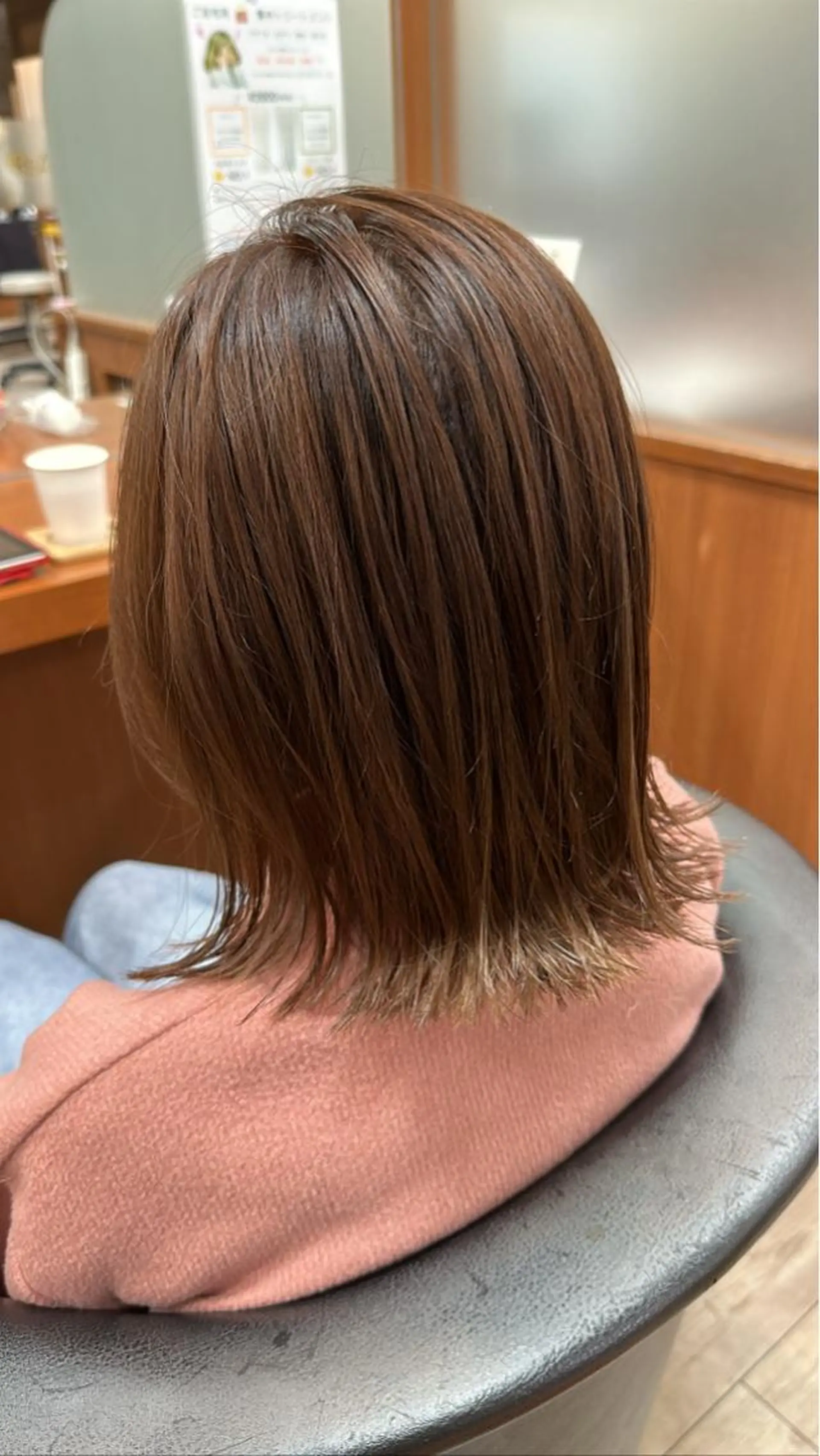 ショート 透明感カラー🩵 レイヤーカット/韓国のヘアスタイル