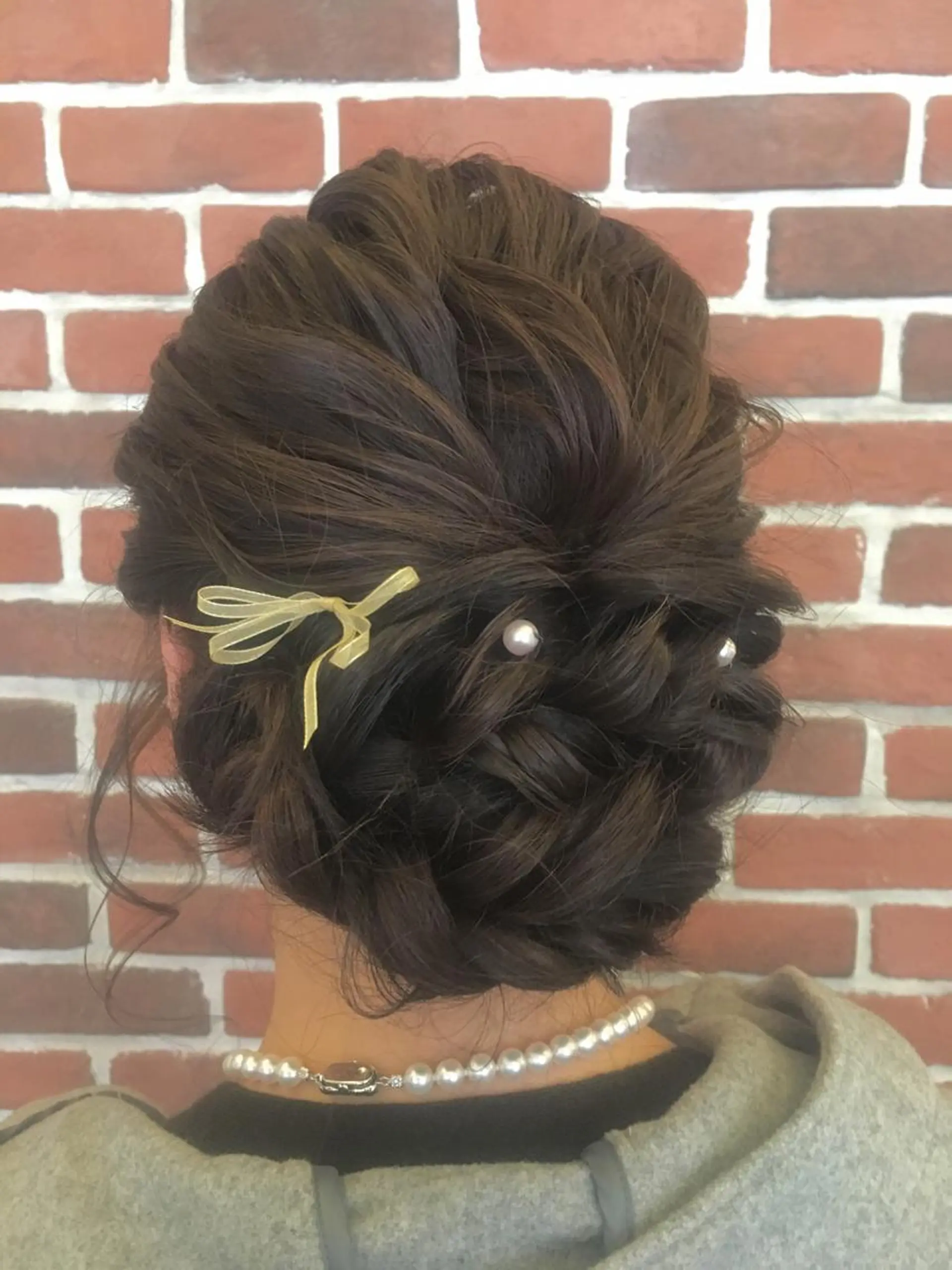 ロング ヘアアレンジ さかい なつみのヘアスタイル