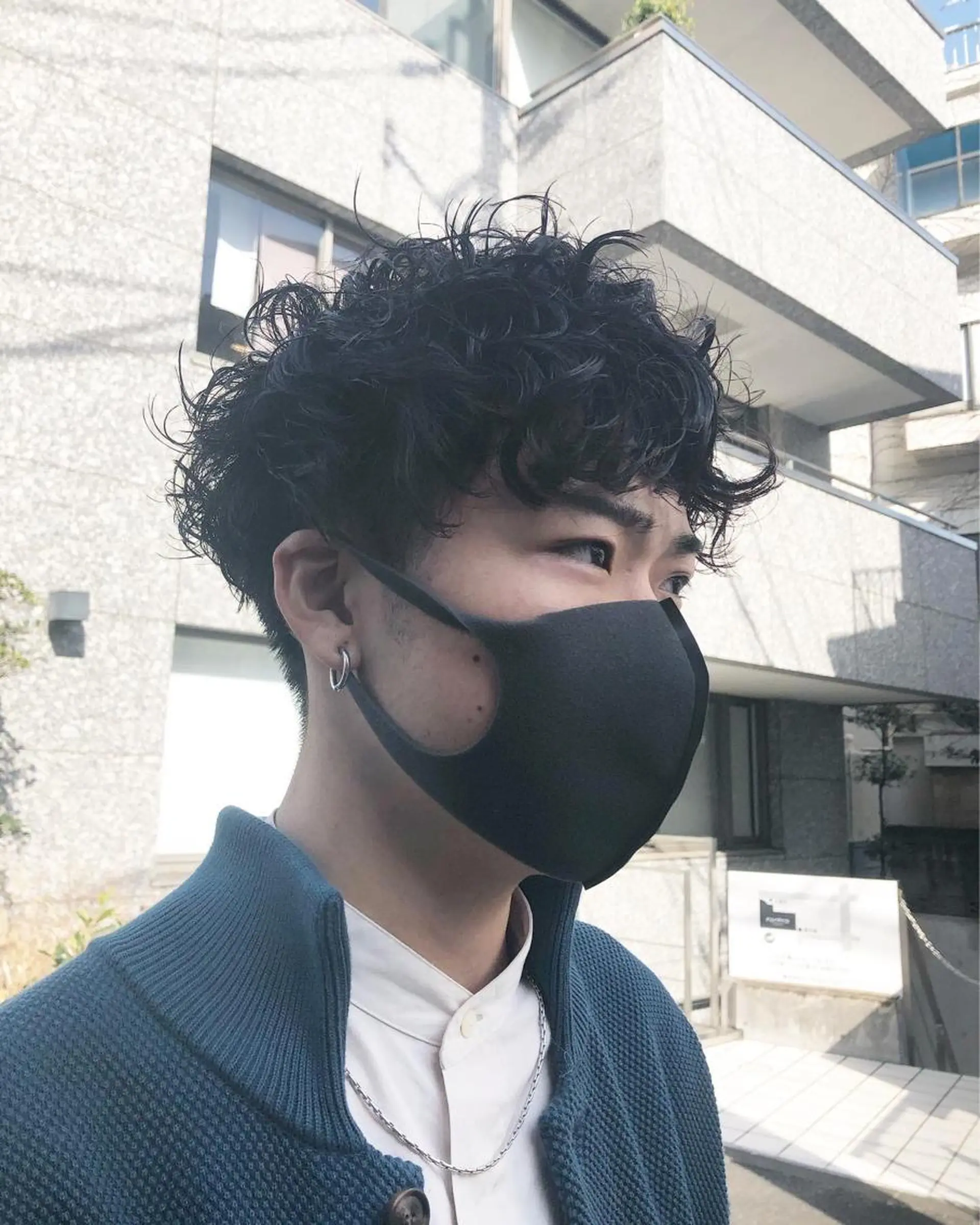 パーマ ヘアアレンジ メンズ カット パーマ トリートメント ヘアセット ainico+所属・メンズ特化✂️栗原 侑也のヘアスタイル