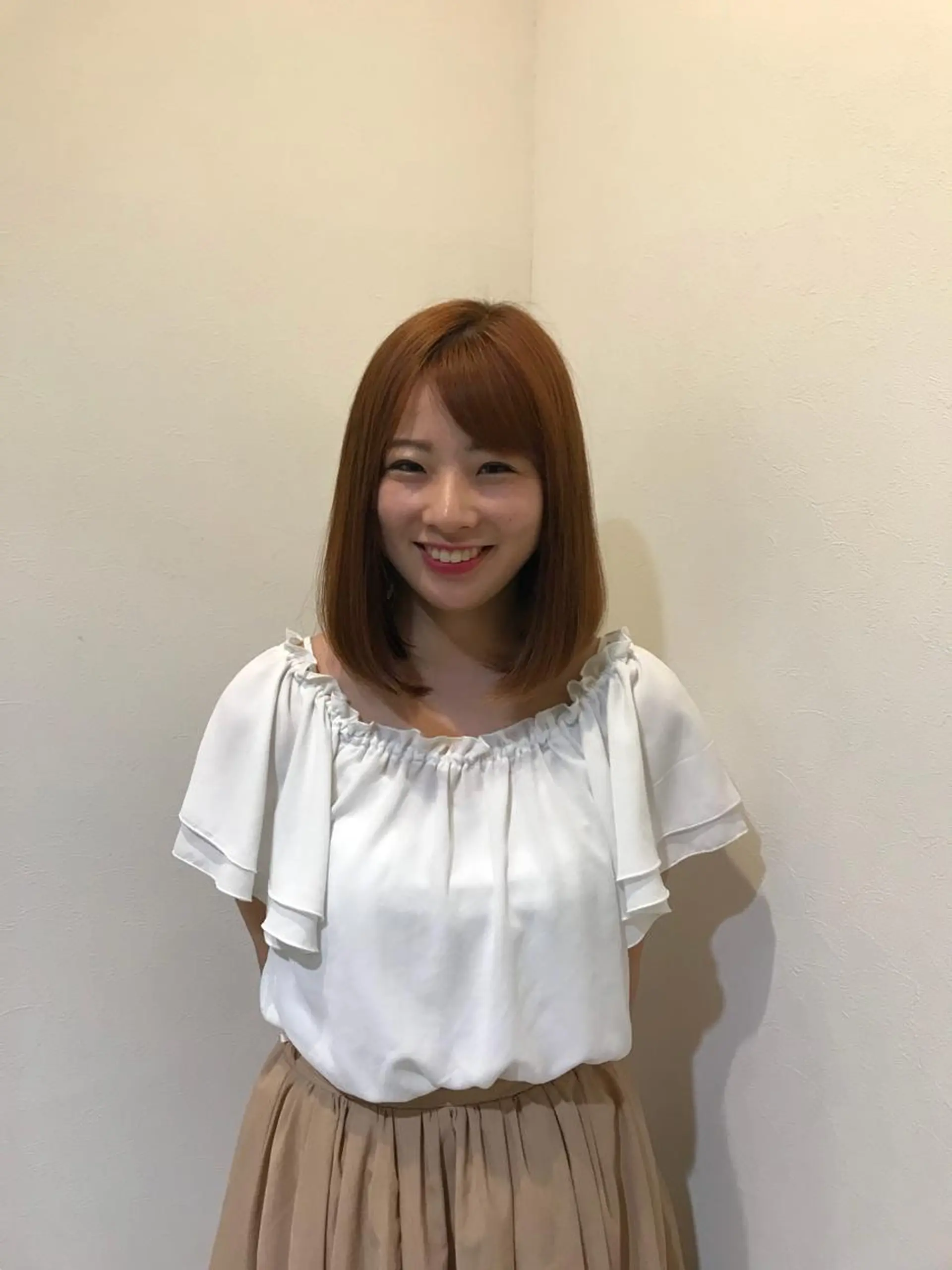 ミディアム 組藤 沙奈のヘアスタイル