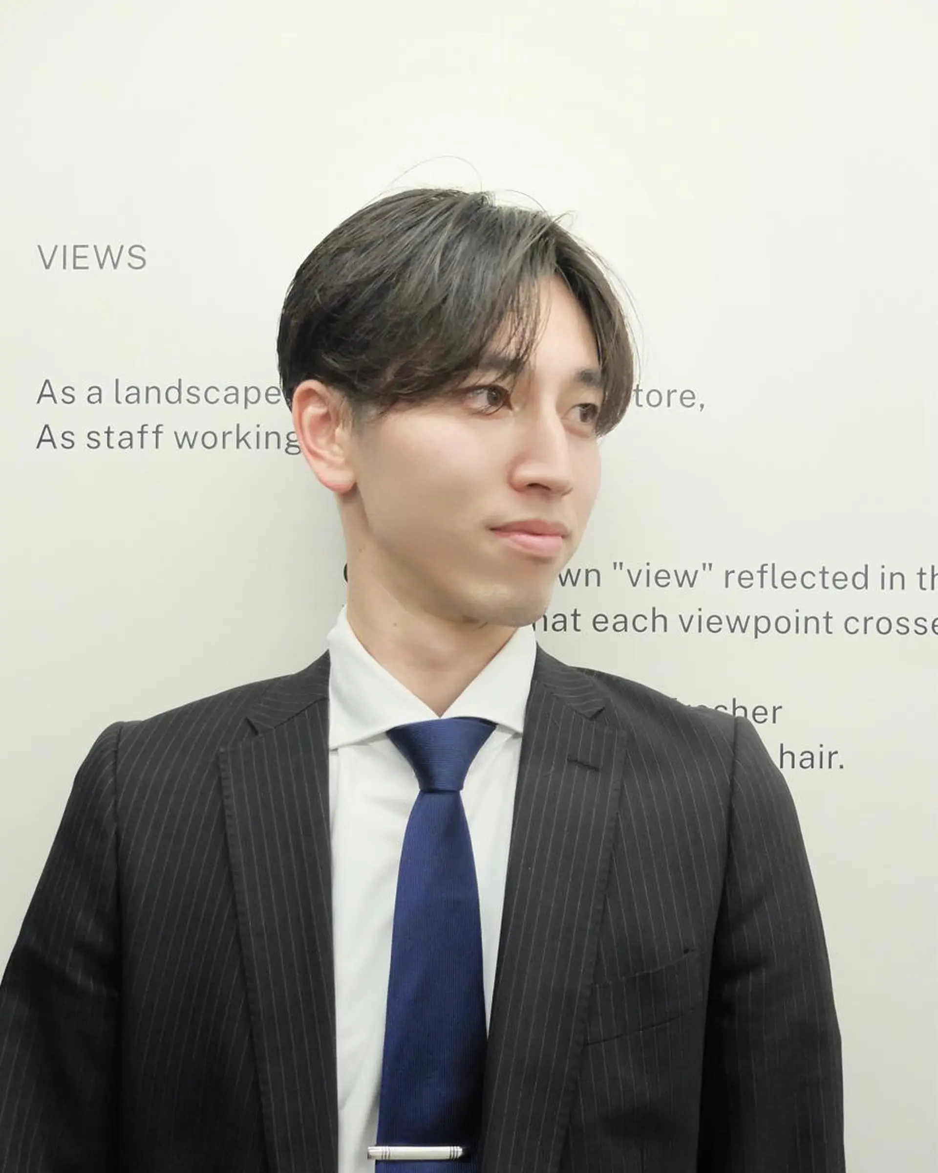 メンズ カット ダブルカラー/ ケアブリーチ/クニトのヘアスタイル