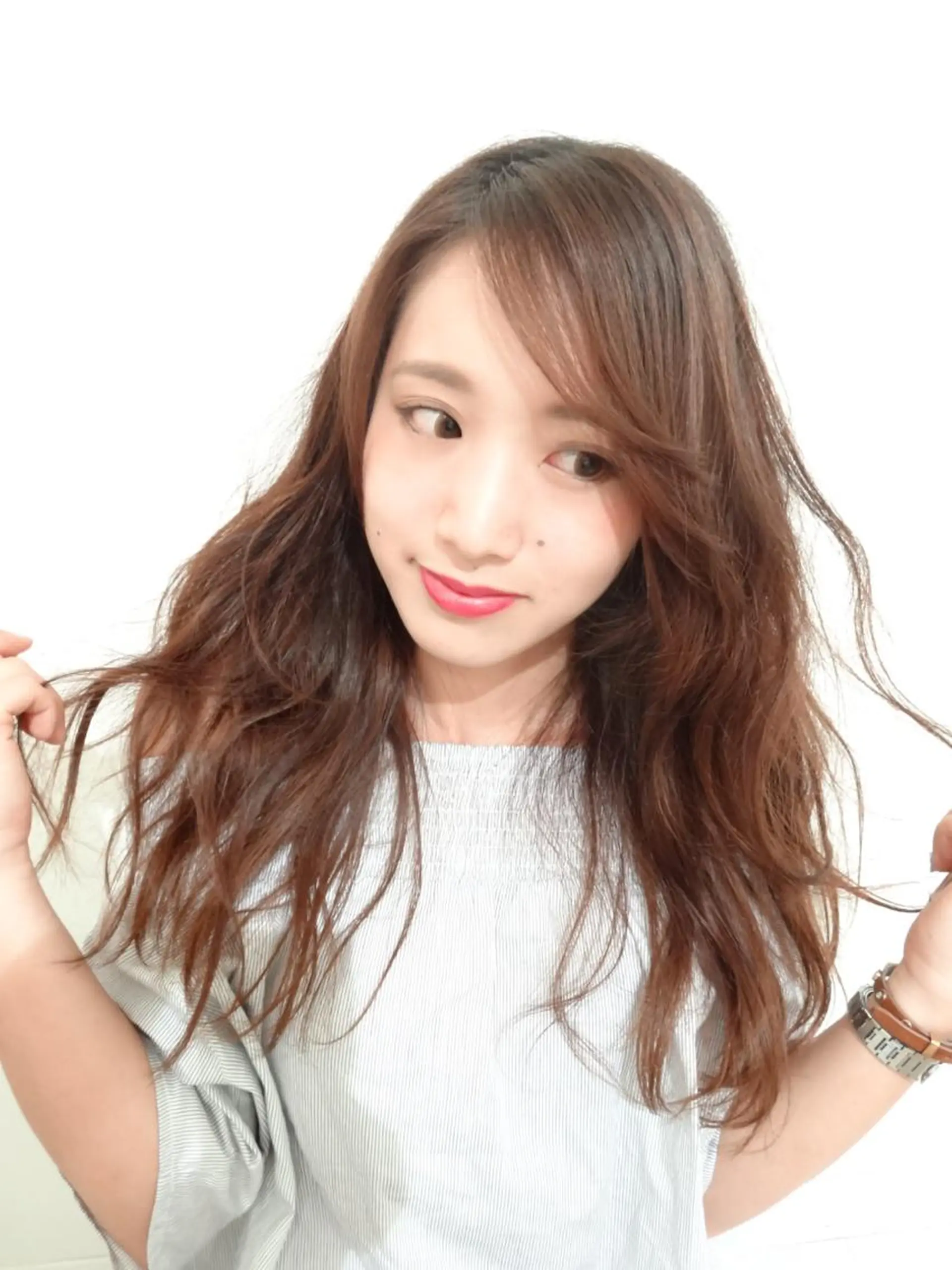 セミロング ロング ヘアアレンジ _WHITE高槻所属・_WHITE高槻店 yusukeのヘアスタイル