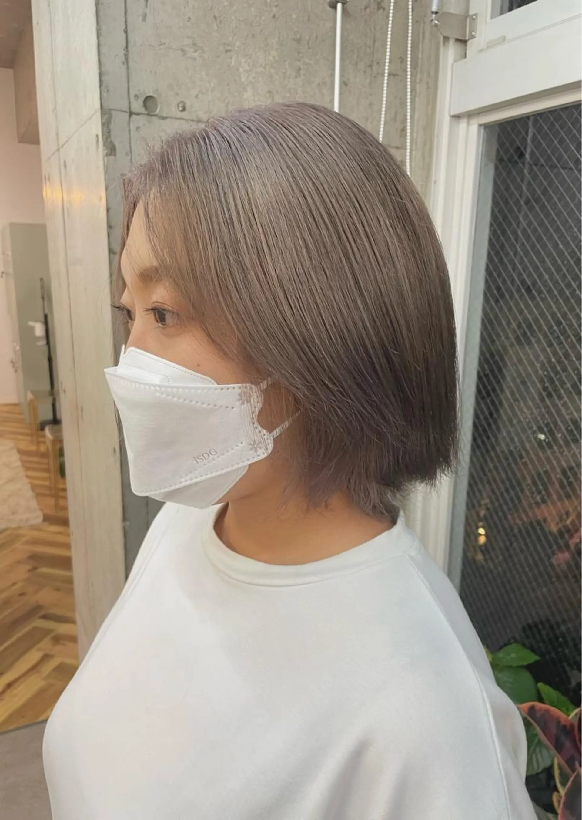 ショート カラー シルバー lani hair salon所属・SHOTO ハイトー ン/デザインカラーのヘアスタイル