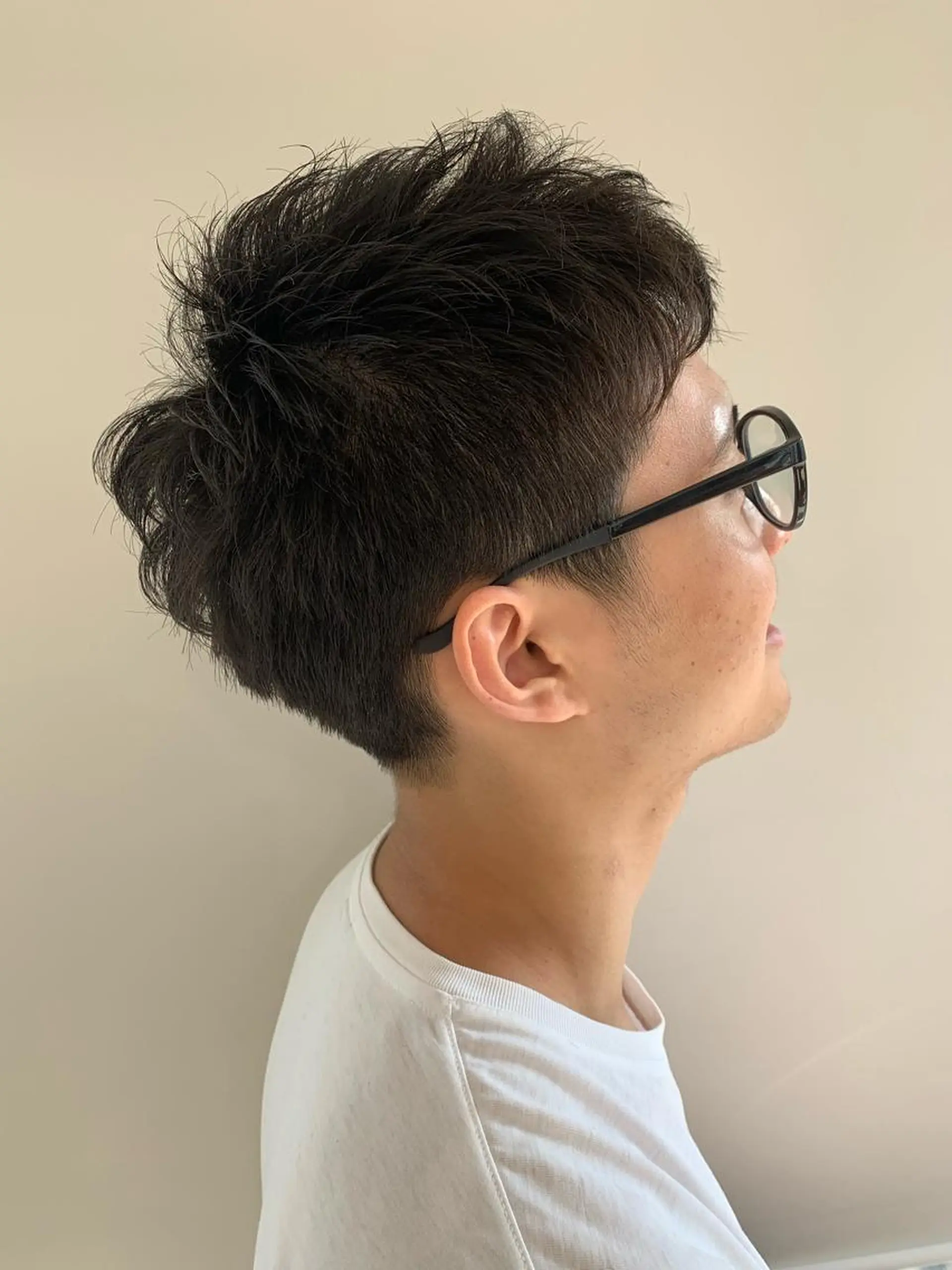 ショート カラー パーマ メンズ メンズパーマ 加藤 綾華のヘアスタイル